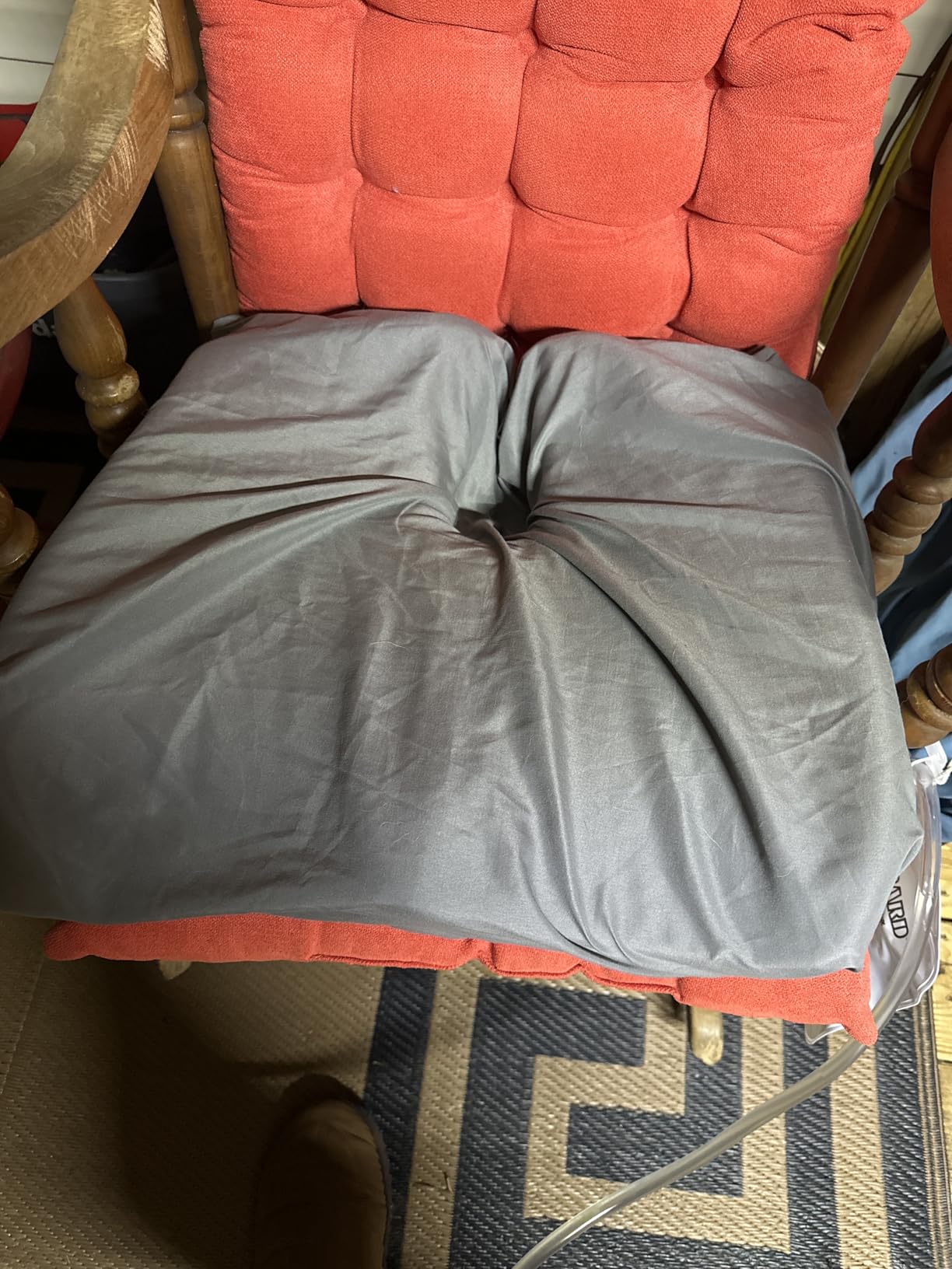 Cushion Lab Patented Pressure Relief Seat Cushion for Long Sitting Hours on Office & Home Chair - Extra-Dense Memory Foam for Soft Support. Car Pad for Hip, Tailbone, Coccyx, Sciatica - Black - Customer Photo 2