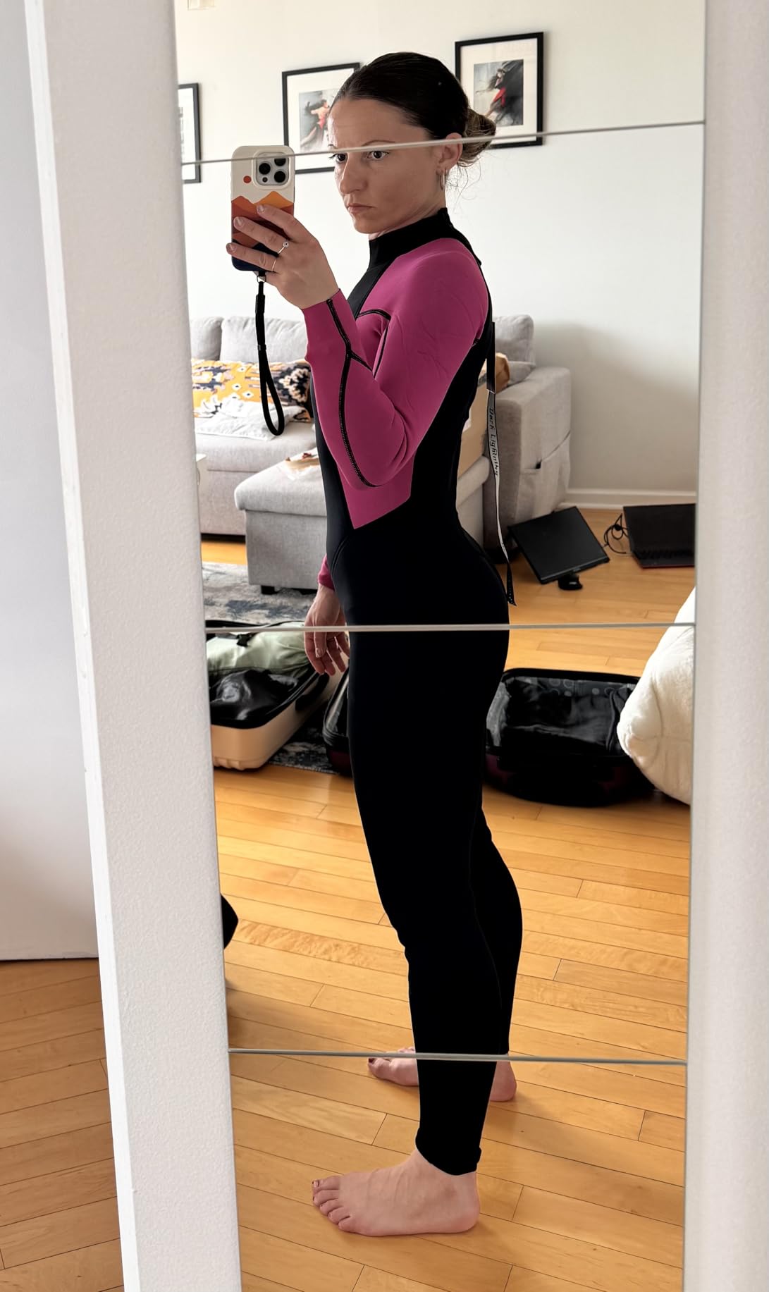 Dark Lightning Wetsuits for Men and Women, Mens/Womens Wet Suit for Cold Water, 3/2mm Wetsuit - Customer Photo 1