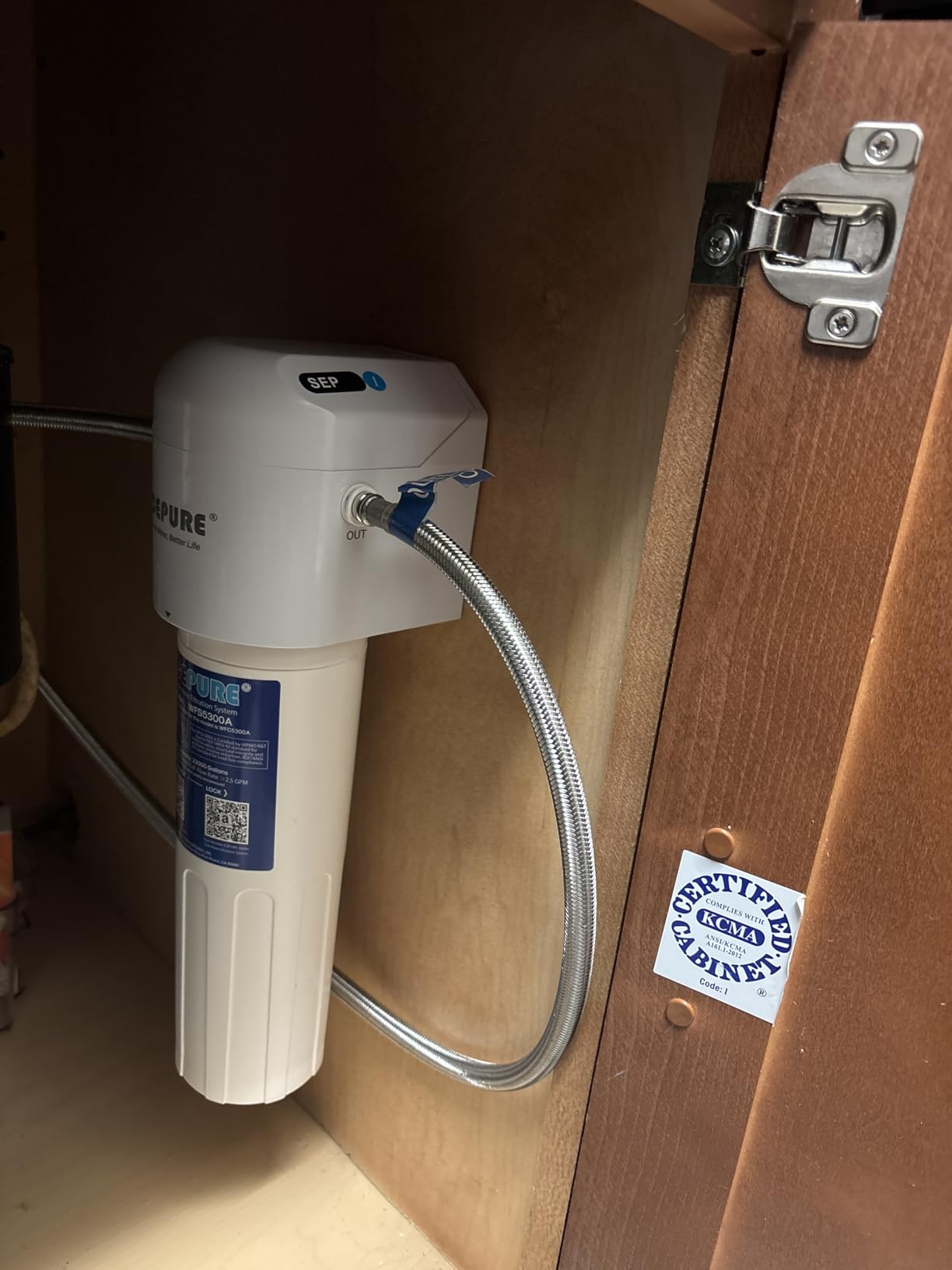 ICEPURE Under Sink Water Filter System, 3 Years or 22000 Gallons Ultra High Life NSF/ANSI 42 Certified, Removes Heavy Metals,Chlorine,Direct Connect Under Counter Drinking Water System, USA Tech - Customer Photo 2