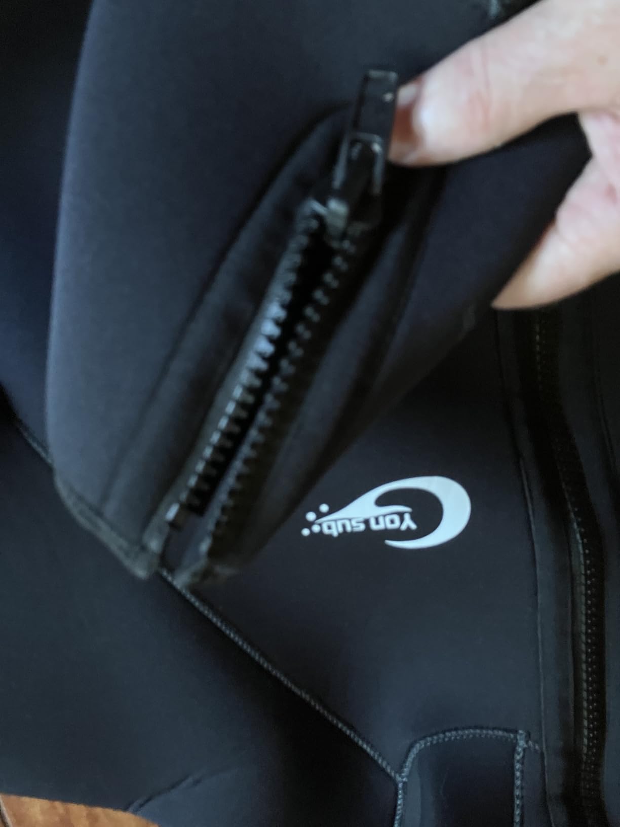 Wetsuits Men's Ultra Stretch 7Mm Neoprene Wetsuit, Winter Warm Front Zip Full Body Diving Suit - Customer Photo 1