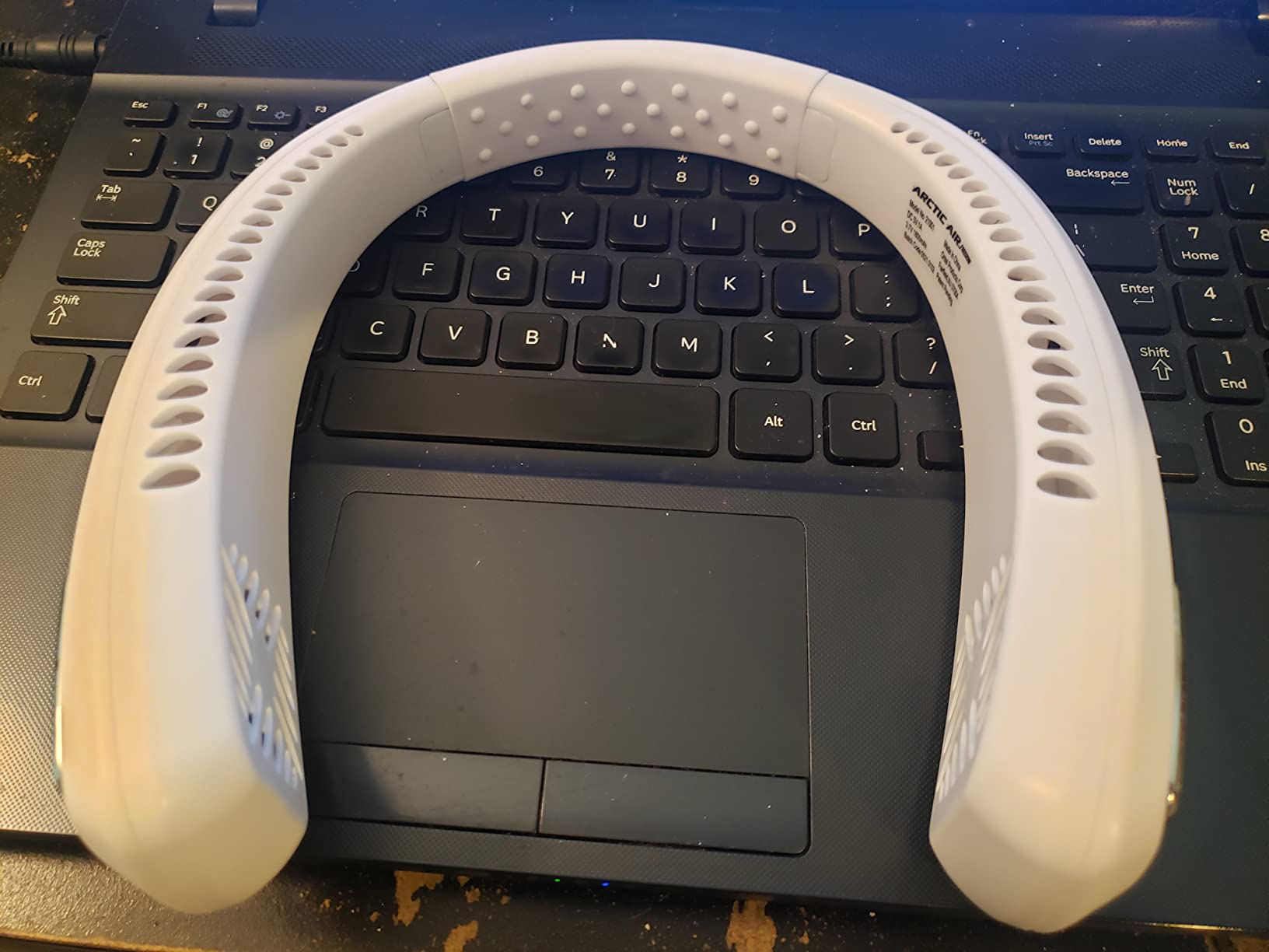 Arctic Air Freedom Personal Air Cooler - Portable 3-Speed Neck Fan, Hands-Free Wearable Design, Lightweight, Cordless And Rechargeable - Customer Photo 2