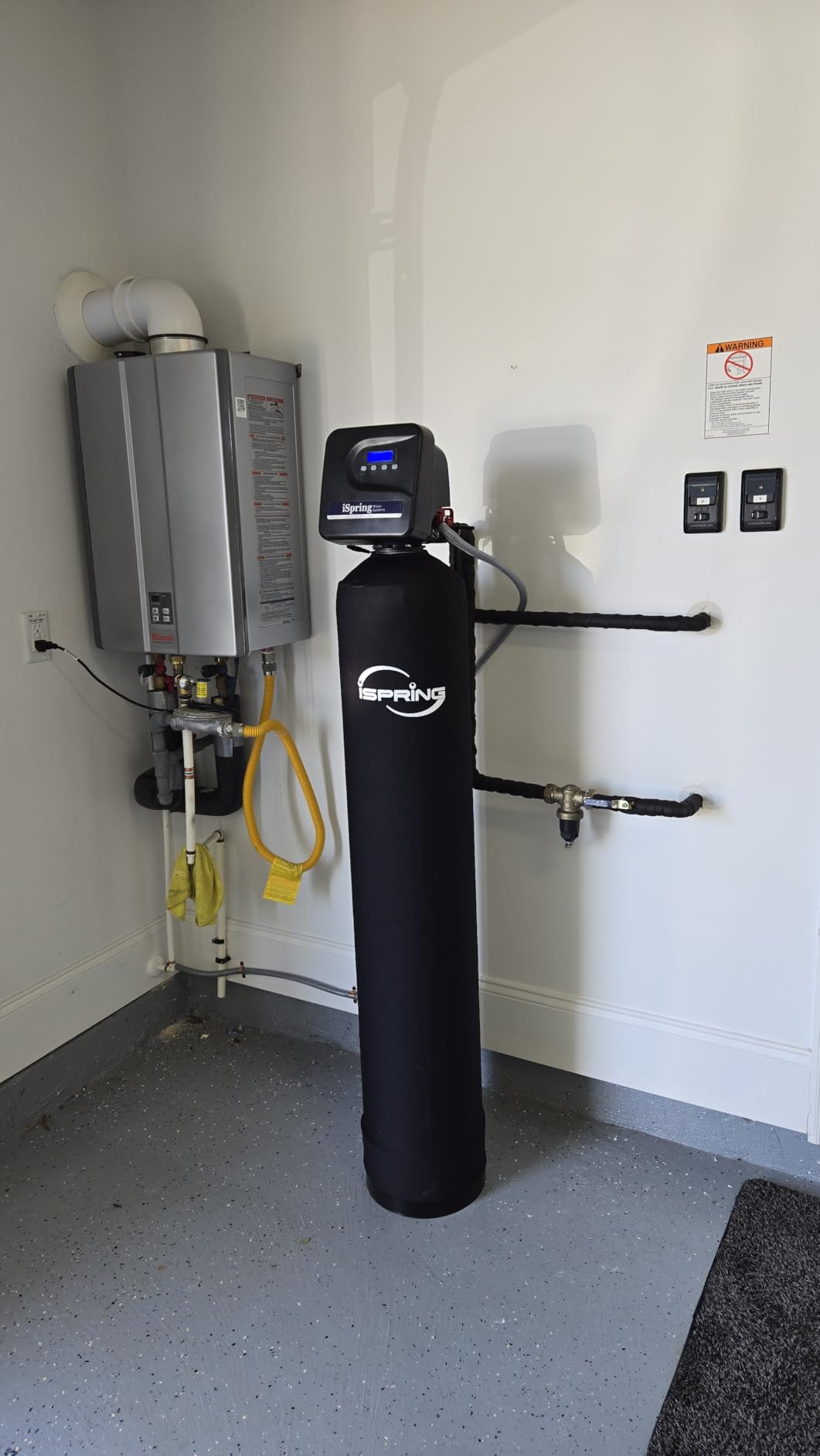 iSpring WCFM500K Whole House Water Filtration System for Iron, Manganese & Hydrogen Sulfide Removal, Well Water Compatible, Set & Forget, Lasts up to 10 Years customer photo 1