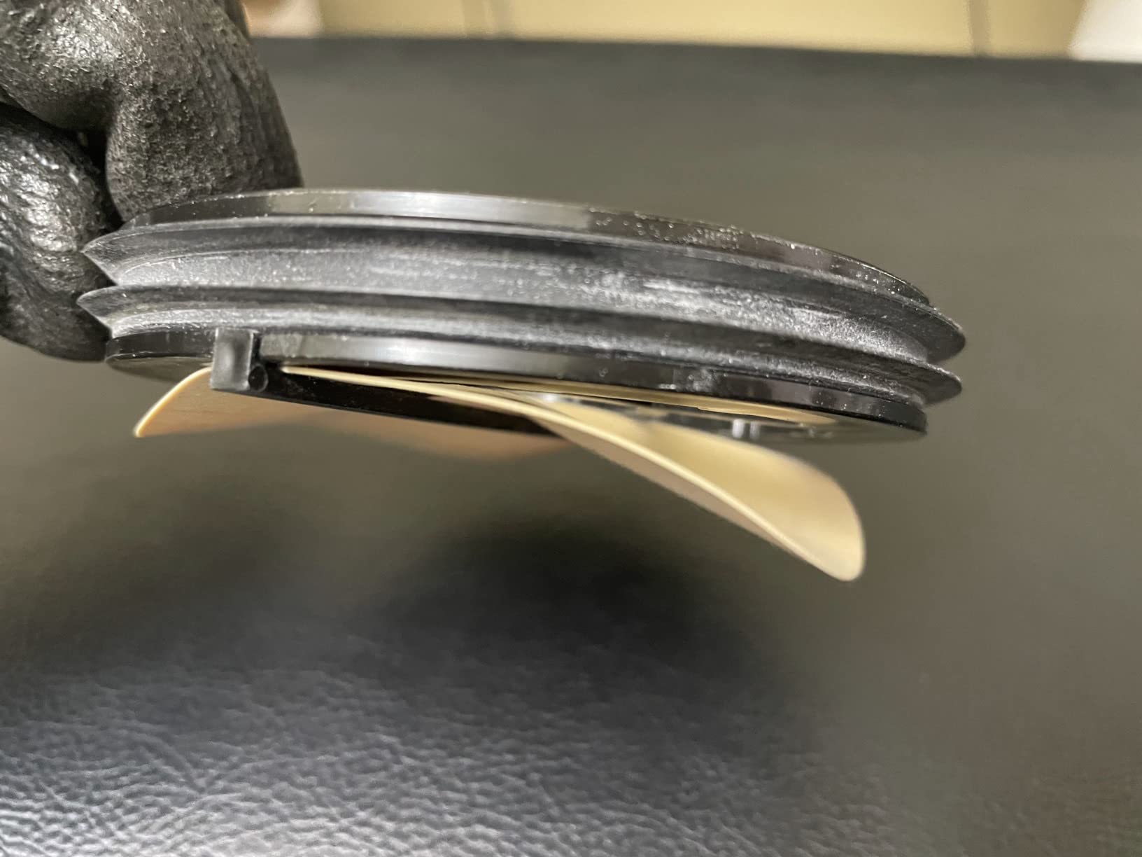 calimaero® 4 Inch Backdraft Exhaust Damper Seal One Size Fits All Duct Backdraft Damper Gravity Powered Made in Germany HVAC Damper Dryer Vent Valve Keep Cold Air Out - Customer Photo 2