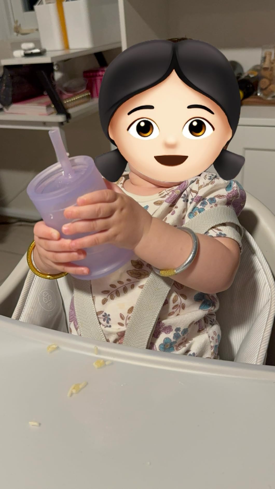 Olababy Silicone Training Cup with Straw Lid | Babies Water Drinking Cup | 6+ Mo Infant To 12-18 Months Toddler | Sippy Cup For Kids & Smoothie Cup | Baby Led Weaning (Mint, 5 oz) - Customer Photo 1