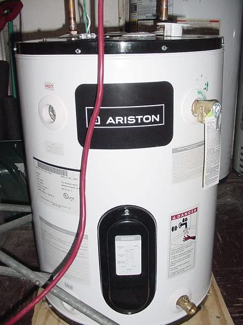 12 Gallon, 120V – Ariston Electric Water Heater – Compact Point of Use Tank for RV, Camper, Small Spaces, Plug-in Heating Solution for Under Sink, Versatile Electric Tank for Bathroom, Shower - Customer Photo 2