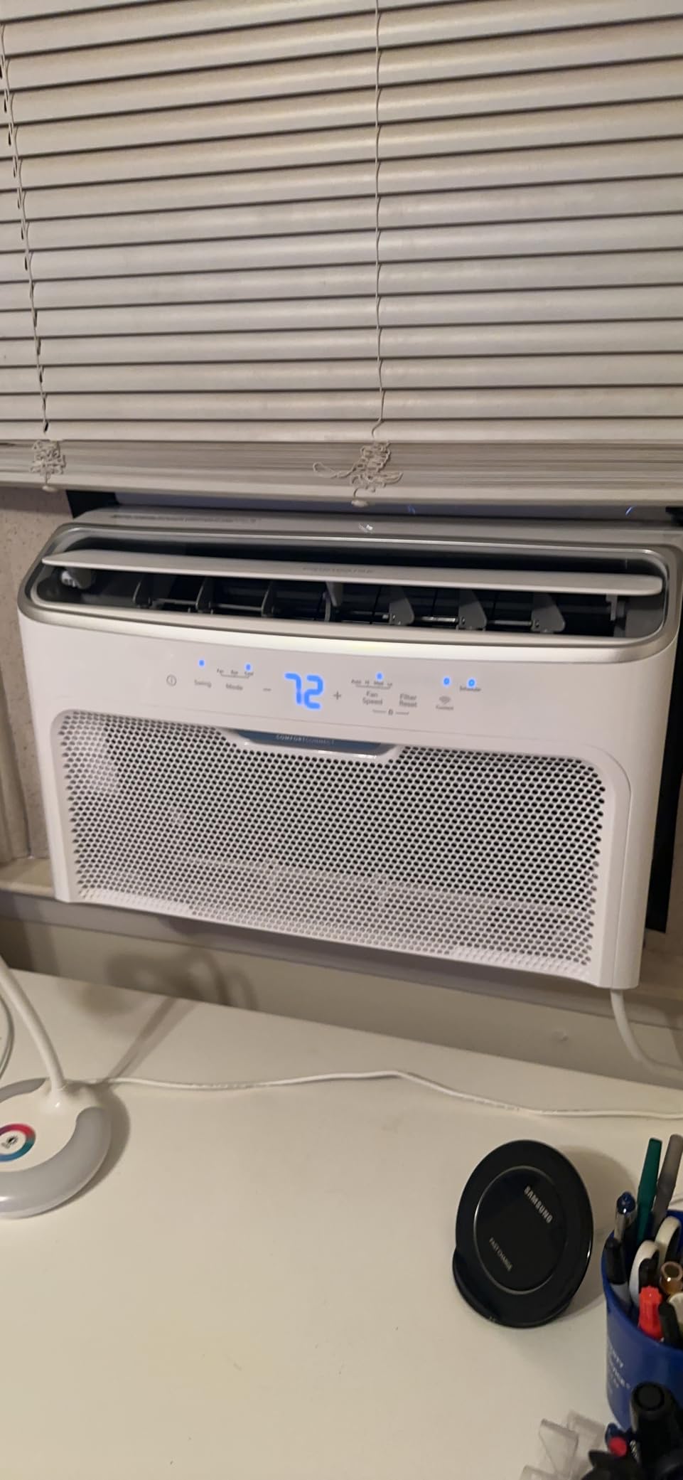 Frigidaire Gallery 10,000 BTU Smart Inverter Window Air Conditioner & Dehumidifier, 115V, Cools up to 450 Sq. Ft. for Apartment, Bedroom, Medium Rooms, with Remote Customer Review Frigidaire Gallery 10,000 BTU Smart Inverter Window Air Conditioner & Dehumidifier, 115V, Cools up to 450 Sq. Ft. for Apartment, Bedroom, Medium Rooms, with Remote - Customer Photo 1