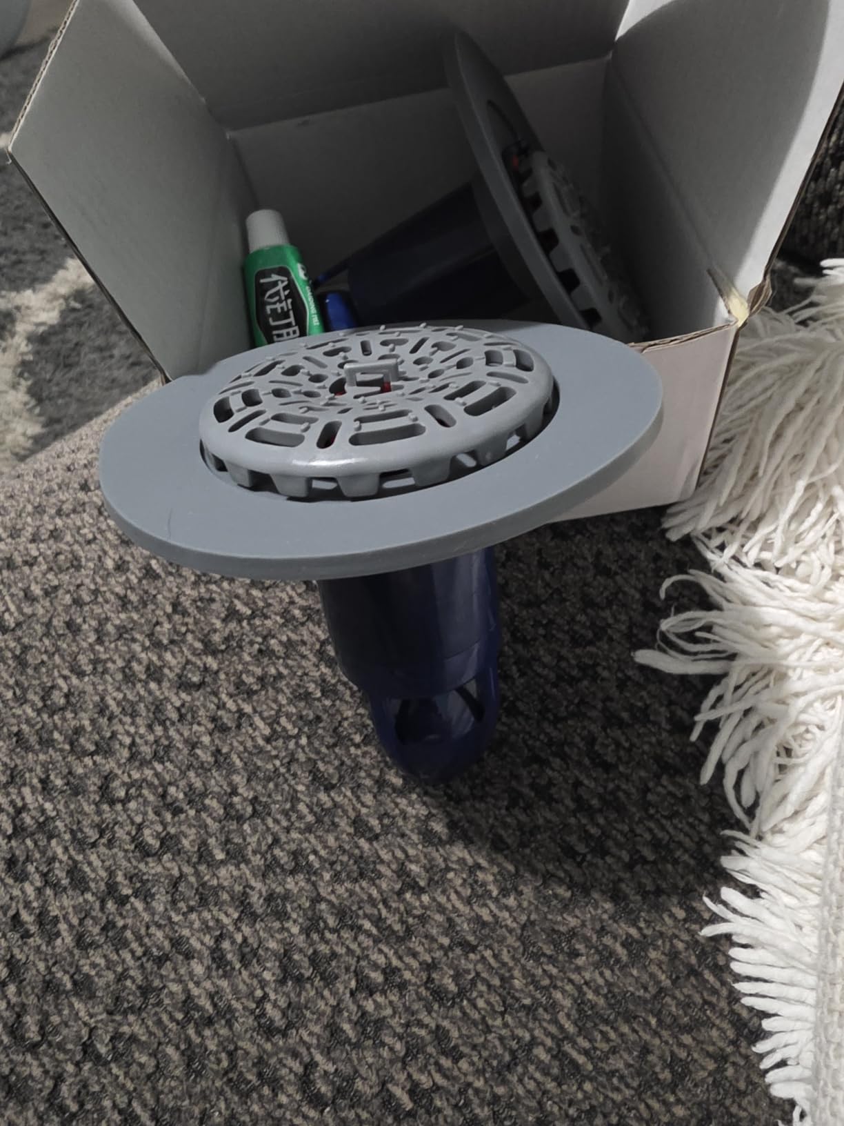 Shower Drain Floor Drain Backflow Preventer Magnetic Levitation One-Way Drain Valve Fast Drainage Shower plug Insert Drain Plug Fit for Tube Depth 2.56-4.13in (Caliber（2-3.9in）,Depth 3,15in) - Customer Photo 2