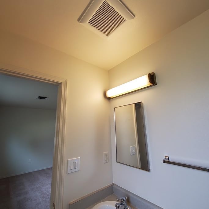 Panasonic WhisperFit Retrofit Ceiling Mount Bathroom Exhaust Fan, 50-80-110 CFM, FV-0511VF1 Customer Review Panasonic WhisperFit Retrofit Ceiling Mount Bathroom Exhaust Fan, 50-80-110 CFM, FV-0511VF1 - Customer Photo 2