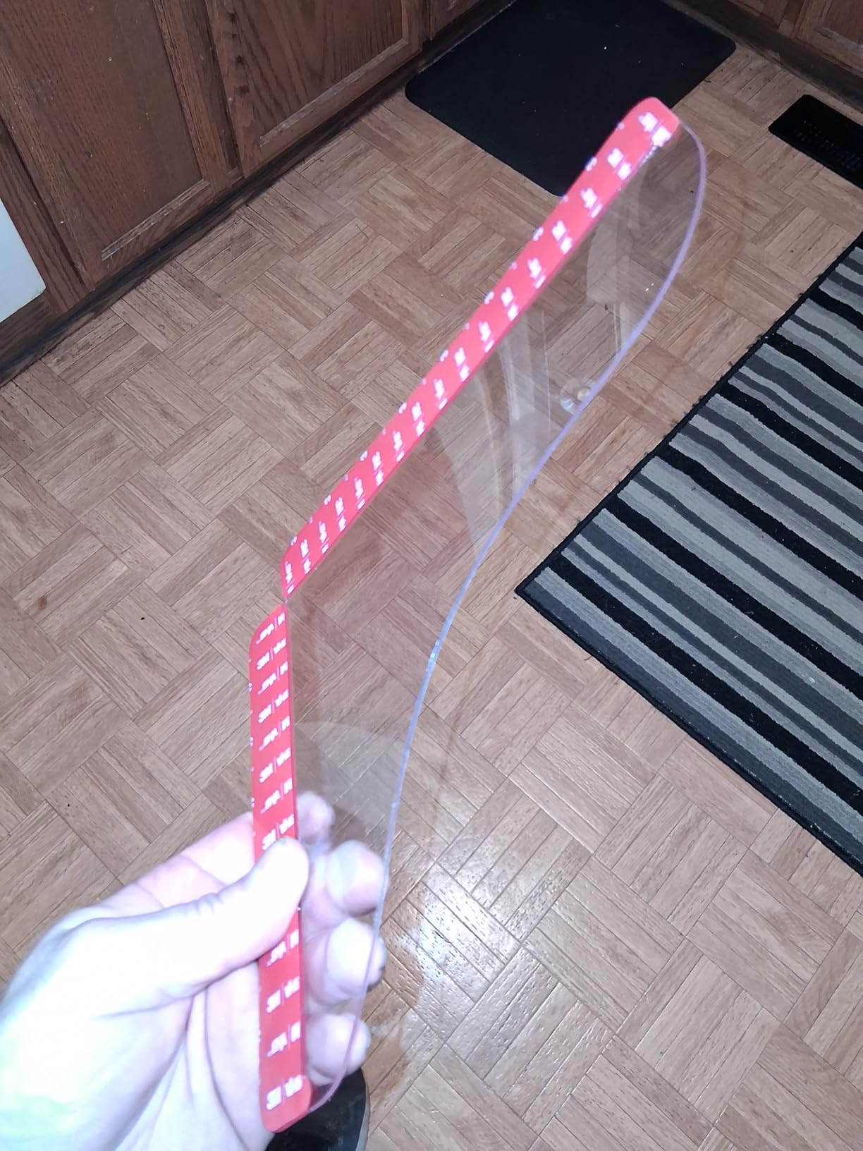 Tiga 2 Pieces Bathtub Shower Splash Guard, Bathroom Bath Tub Splash Guards with 3M Super Viscose, Perfectly Matched to Shower Curtain Weights Customer Review Tiga 2 Pieces Bathtub Shower Splash Guard, Bathroom Bath Tub Splash Guards with 3M Super Viscose, Perfectly Matched to Shower Curtain Weights - Customer Photo 4