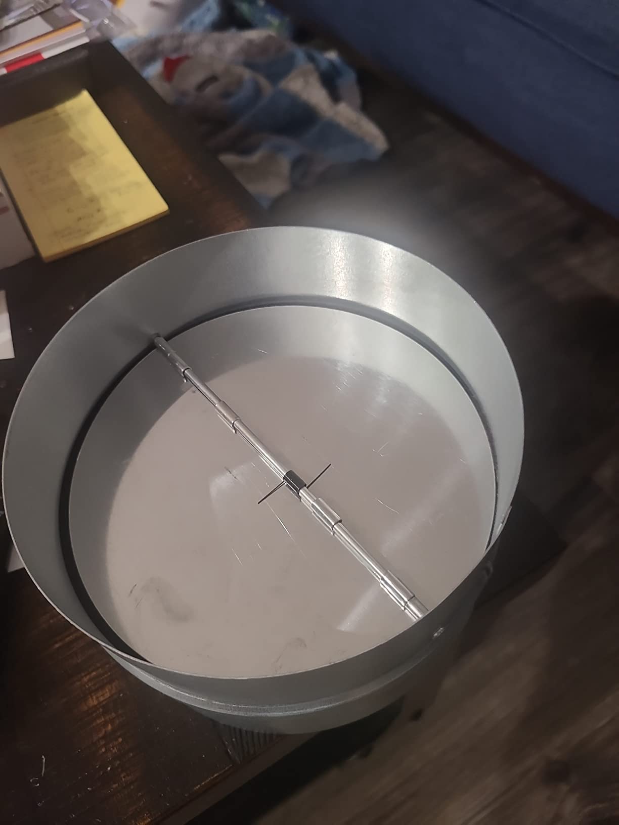 4 Inch Draft Blocker Backdraft Damper Duct Draft Stopper One-Way Airflow Ducting Insert Backflow Preventer Inline Fan Vent Deflector - Customer Photo 2