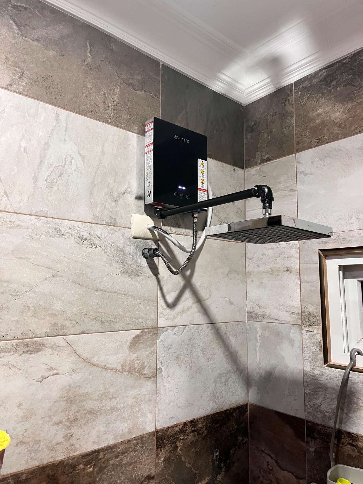 Electric Tankless Water Heater SIVUATEK 14kW, 240V - On-Demand Hot Water for Whole House - ETL Certified, Self Modulating - Compact Design for Easy Installation - for 2 Point of Use Hot Water - Customer Photo 2