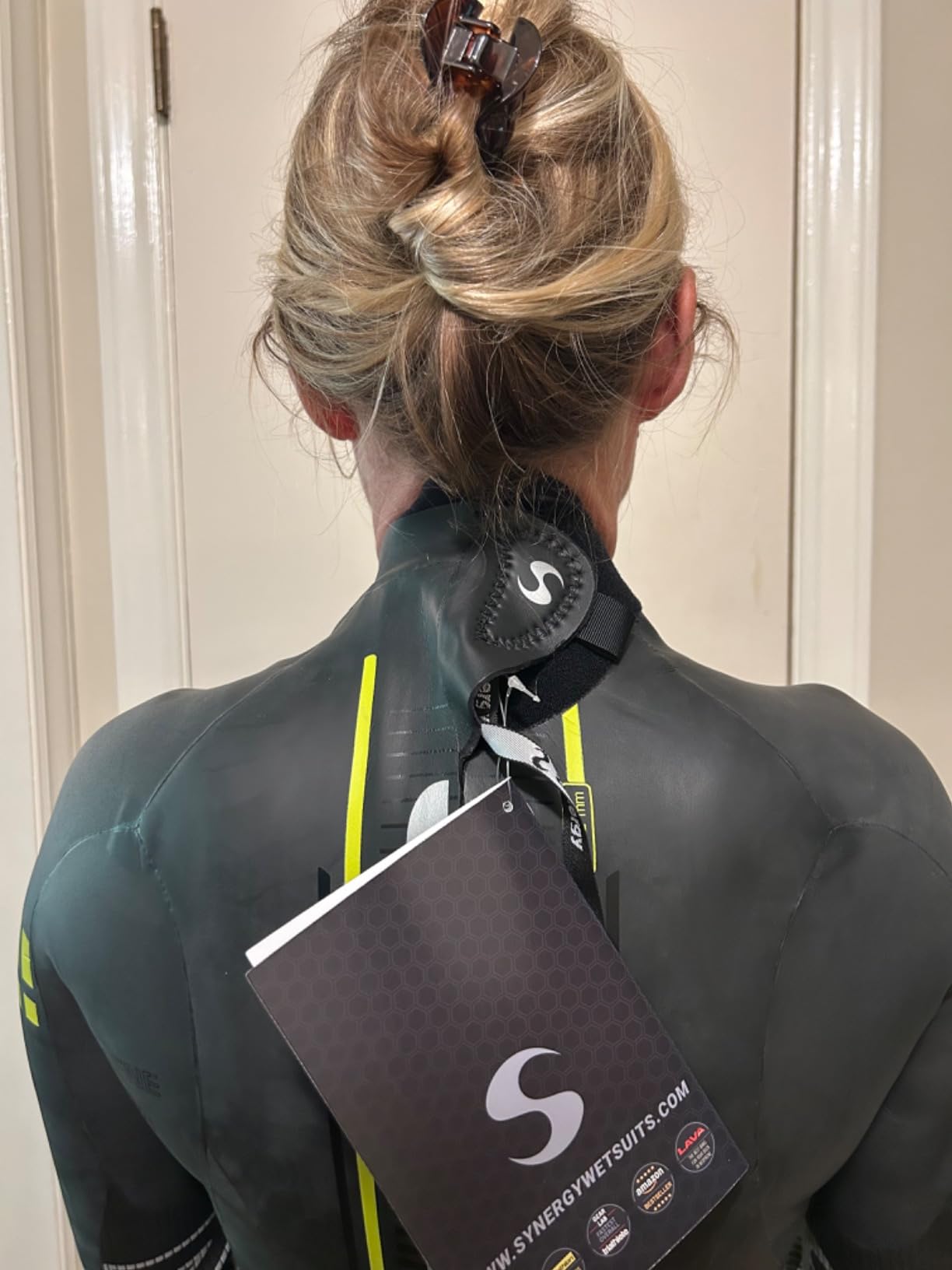 Synergy Triathlon Thermal Wetsuit 5/3mm - Endorphin Full Sleeve Smoothskin Neoprene for Open Water Swimming - Customer Photo 1