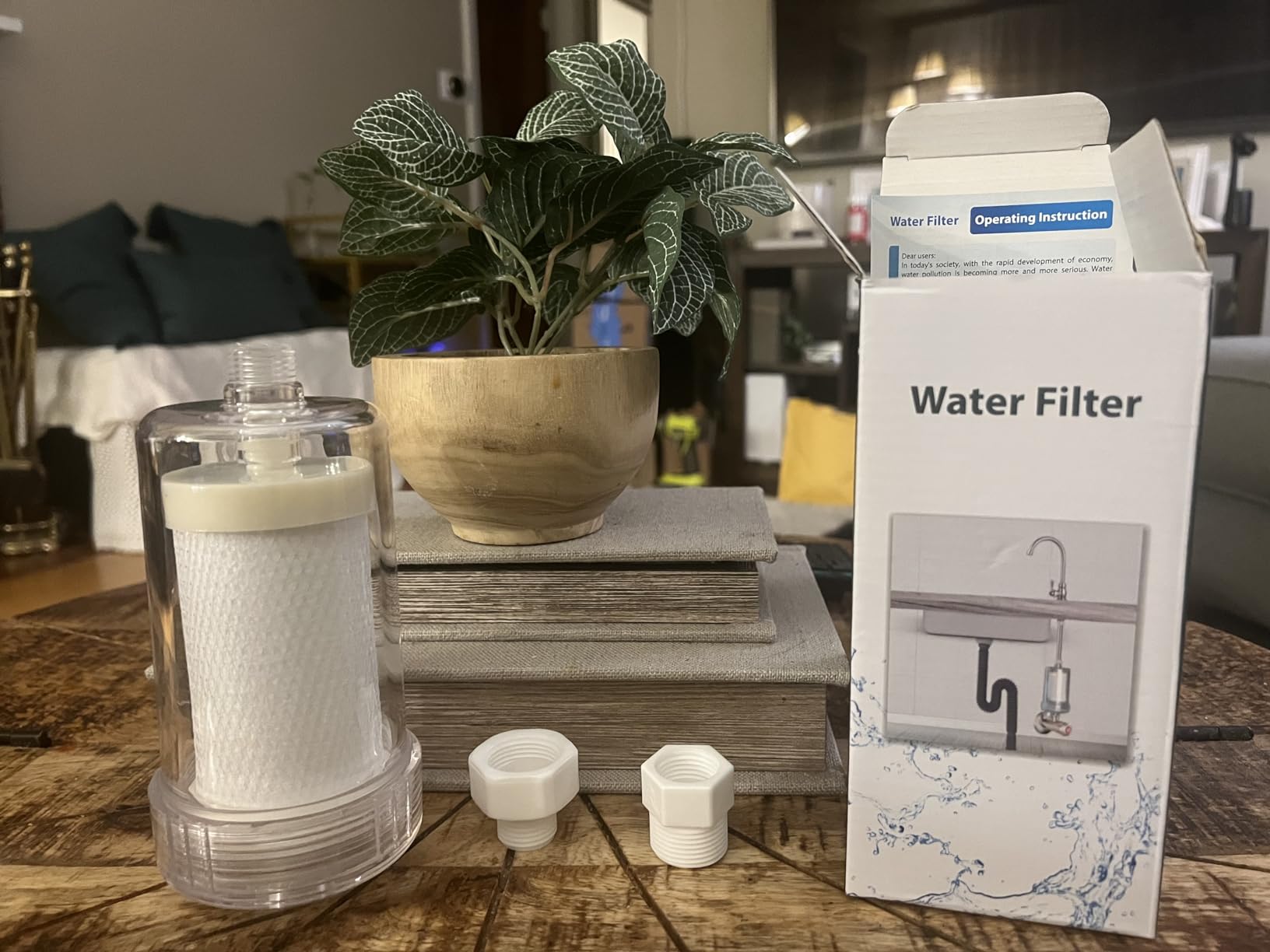 2 Micron High Flow Washing Machine Water Filter, Visible Washer Water Filter System, 99.5% Removal of Chlorine Fluoride, Heavy Metals, Scale, Clothes Yellowing, Reduces Dry Skin, Carbon Shower Filter - Customer Photo 1
