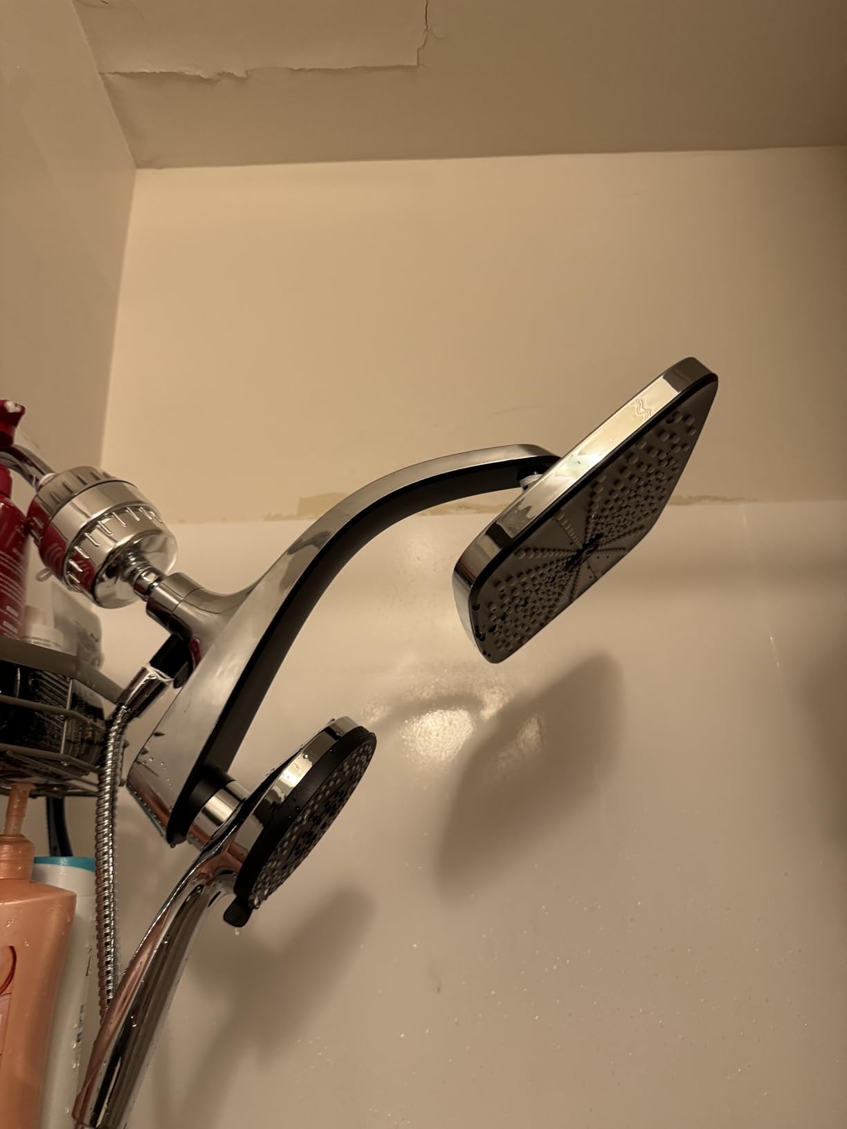 AquaHomeGroup 20 Stage Shower Head Filter with Vitamin C E A for Hard Water - High Output Filter to Remove Chlorine and Fluoride - 2 Cartridges Included - Consistent Flow Showerhead Filters - Customer Photo 2