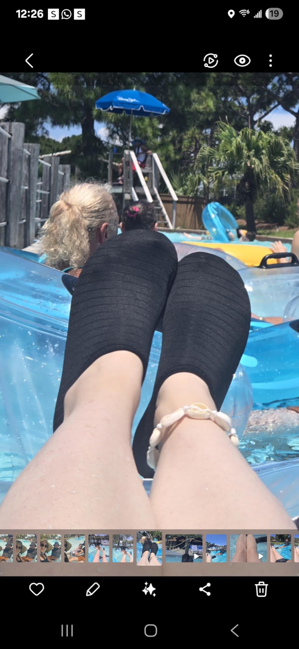 ATHMILE Water Shoes for Women Men Quick-Dry Aqua Socks Swim Beach Barefoot Yoga Exercise Wear Sport Accessories Pool Camping Must Haves Adult Youth Size - Customer Photo 1