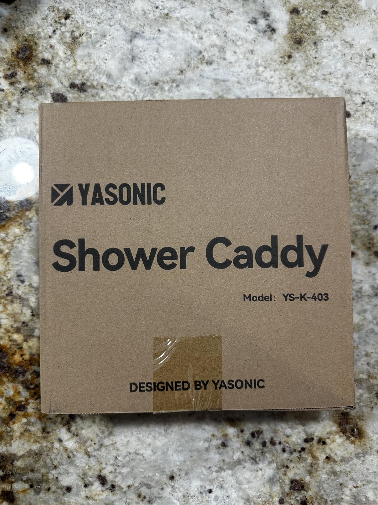 YASONIC Corner Adhesive Shower Caddy, with Soap Holder and 12 Hooks, Rustproof Stainless Steel Bathroom Organizer, No Drilling Wall Mounted Rack, Black, 3-Pack - Customer Photo 2