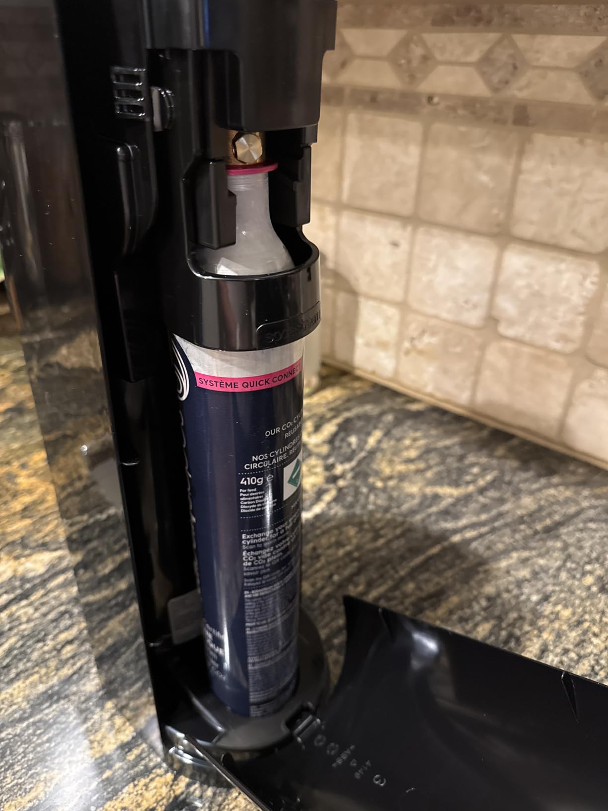 SodaStream - Terra Soda Streaming Machine - STARTER KIT - Sparkling Water Maker with CO2 & Bubly Drop - Eco-Friendly, No Batteries Needed - Black - Customer Photo 2