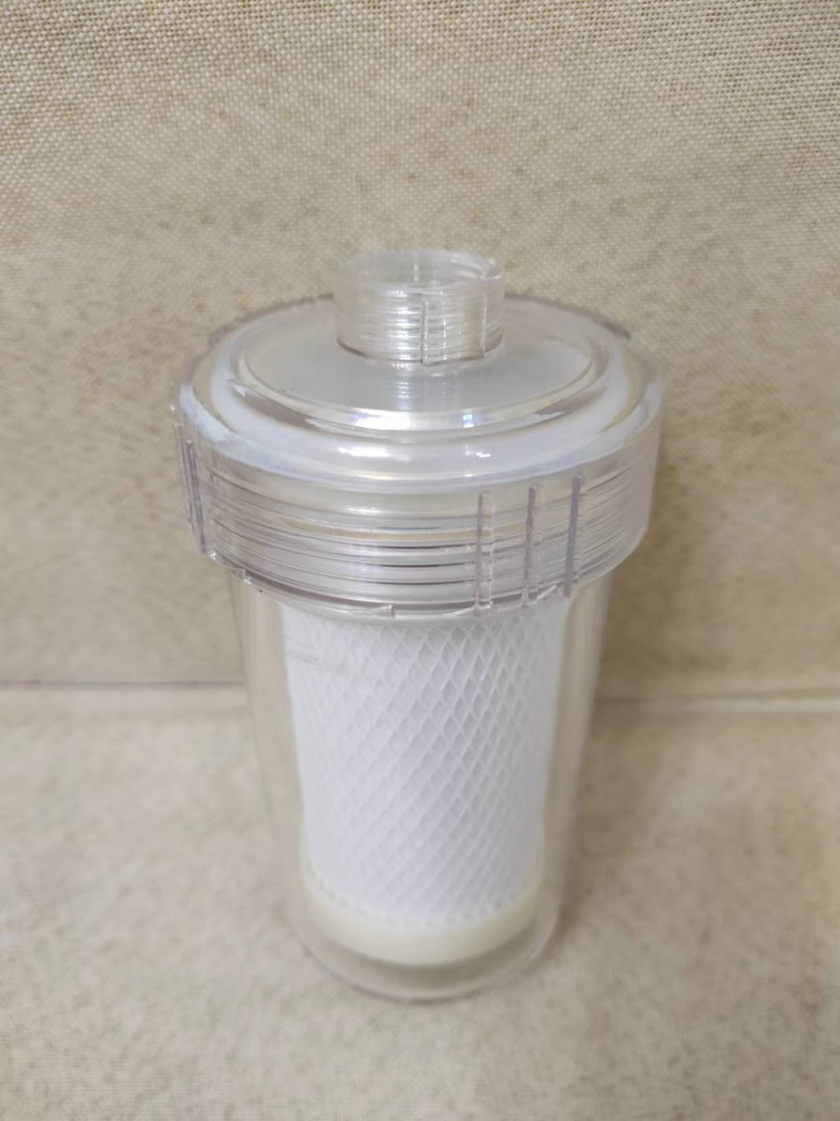 1 Micron High Density Washing Machine Water Filter, Visible Washer Water Filter System, 99.5% Removal of Chlorine Fluoride, Heavy Metals, Odor, Impede Scale, Relieve Dry Skin ACF Shower Filter - Customer Photo 1