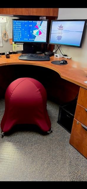 Original Starfish Ball Chair, Yoga Ball Chair Exercise Ball Chair Ergonomic Design for Home Office Desk, Stability Ball & Balance Ball Seat - Customer Photo 2