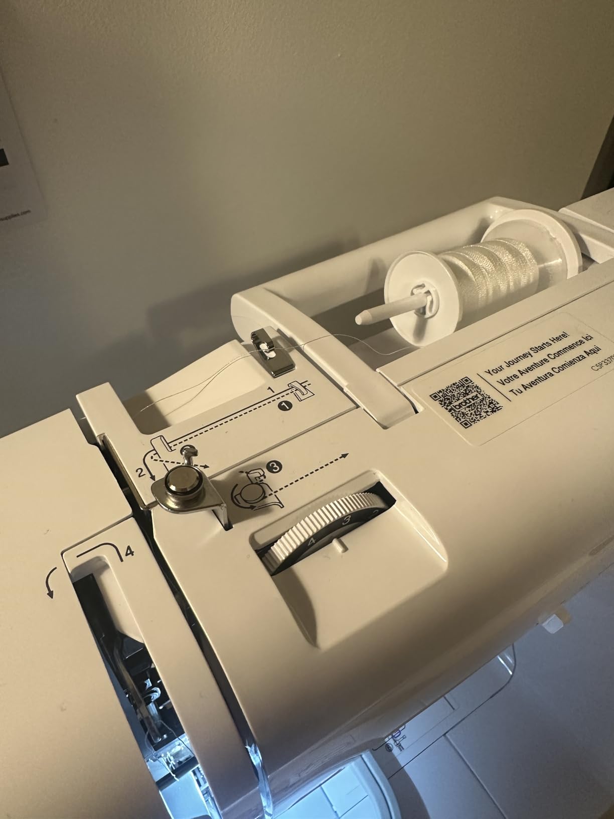 Brother SE700 Sewing and Embroidery Machine, Wireless LAN Connected, 135 Built-in Designs, 103 Built-in Stitches, Computerized, 4