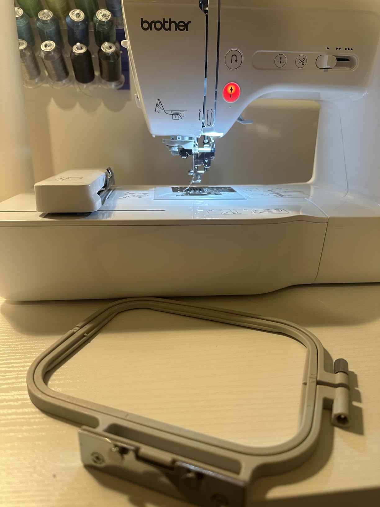 Brother SE700 Sewing and Embroidery Machine, Wireless LAN Connected, 135 Built-in Designs, 103 Built-in Stitches, Computerized, 4