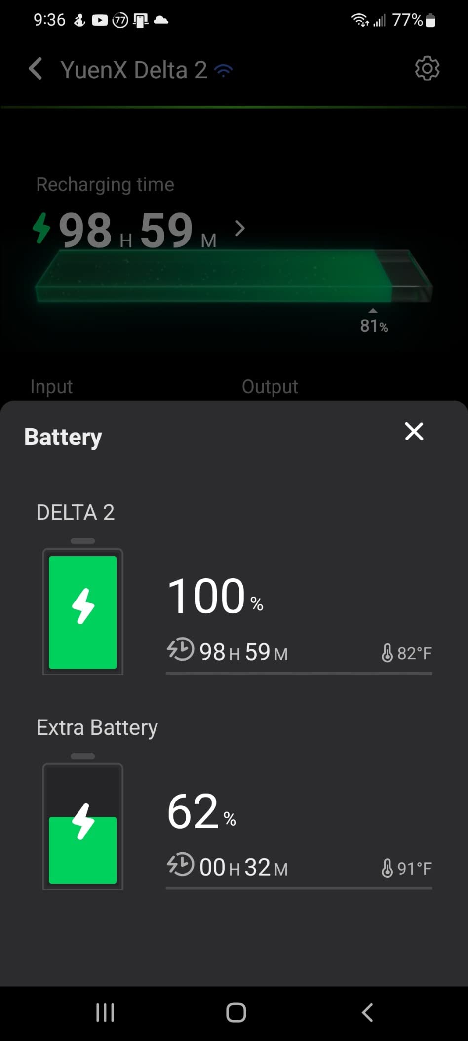 EF ECOFLOW Portable Power Station DELTA 2, 1024Wh LiFePO4 (LFP) Battery, 1800W AC/100W USB-C Output, Solar Generator (Solar Panel Optional) for Home Backup Power, Camping & RVs Customer Review EF ECOFLOW Portable Power Station DELTA 2, 1024Wh LiFePO4 (LFP) Battery, 1800W AC/100W USB-C Output, Solar Generator (Solar Panel Optional) for Home Backup Power, Camping & RVs - Customer Photo 1