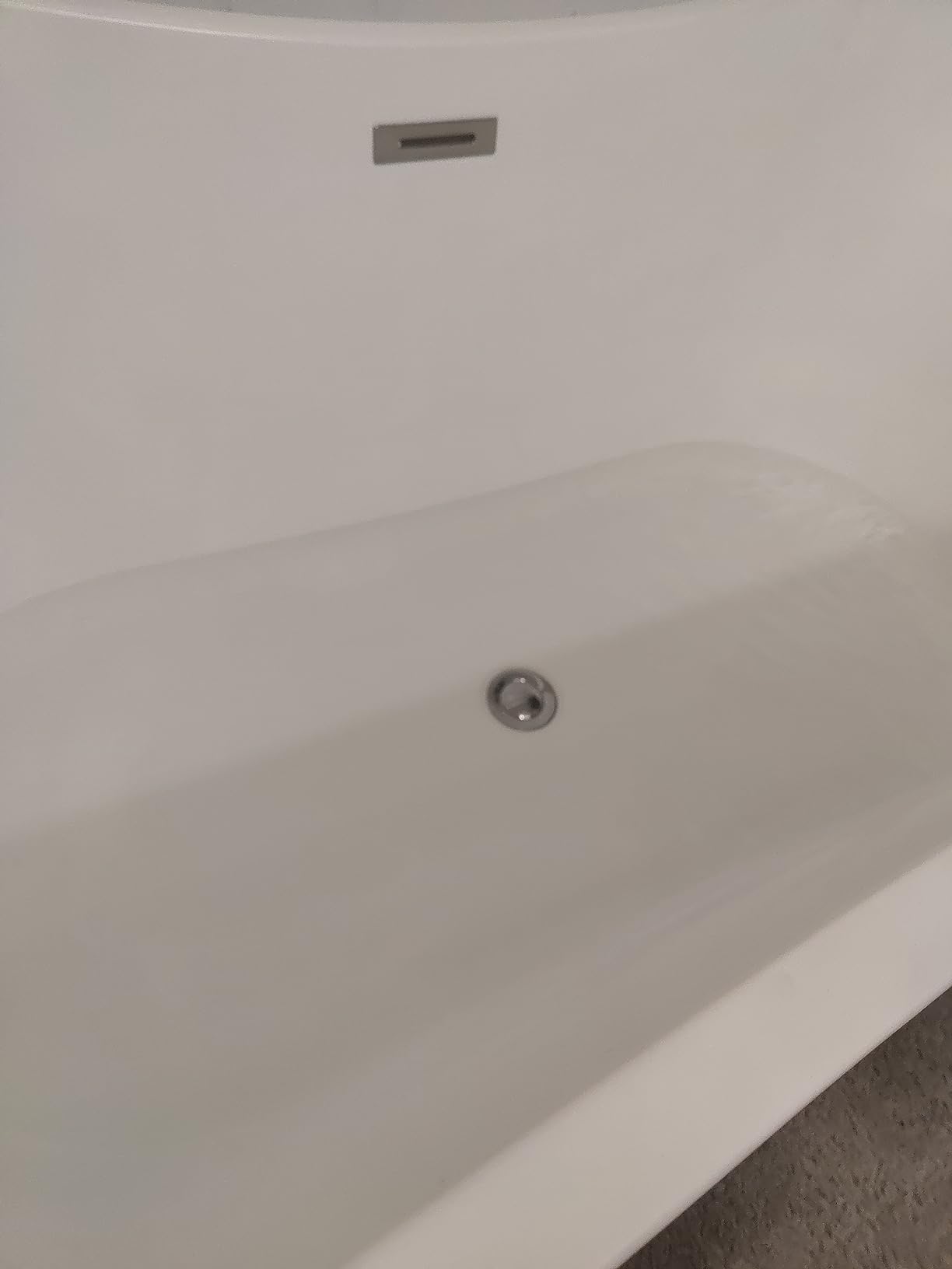 Low Profile 1 1/2 P Trap, Flexible Bathtub Shower Drain Pipe, Flat P Trap Freestanding Tub Drain for Bath Customer Review Low Profile 1 1/2 P Trap, Flexible Bathtub Shower Drain Pipe, Flat P Trap Freestanding Tub Drain for Bath - Customer Photo 1