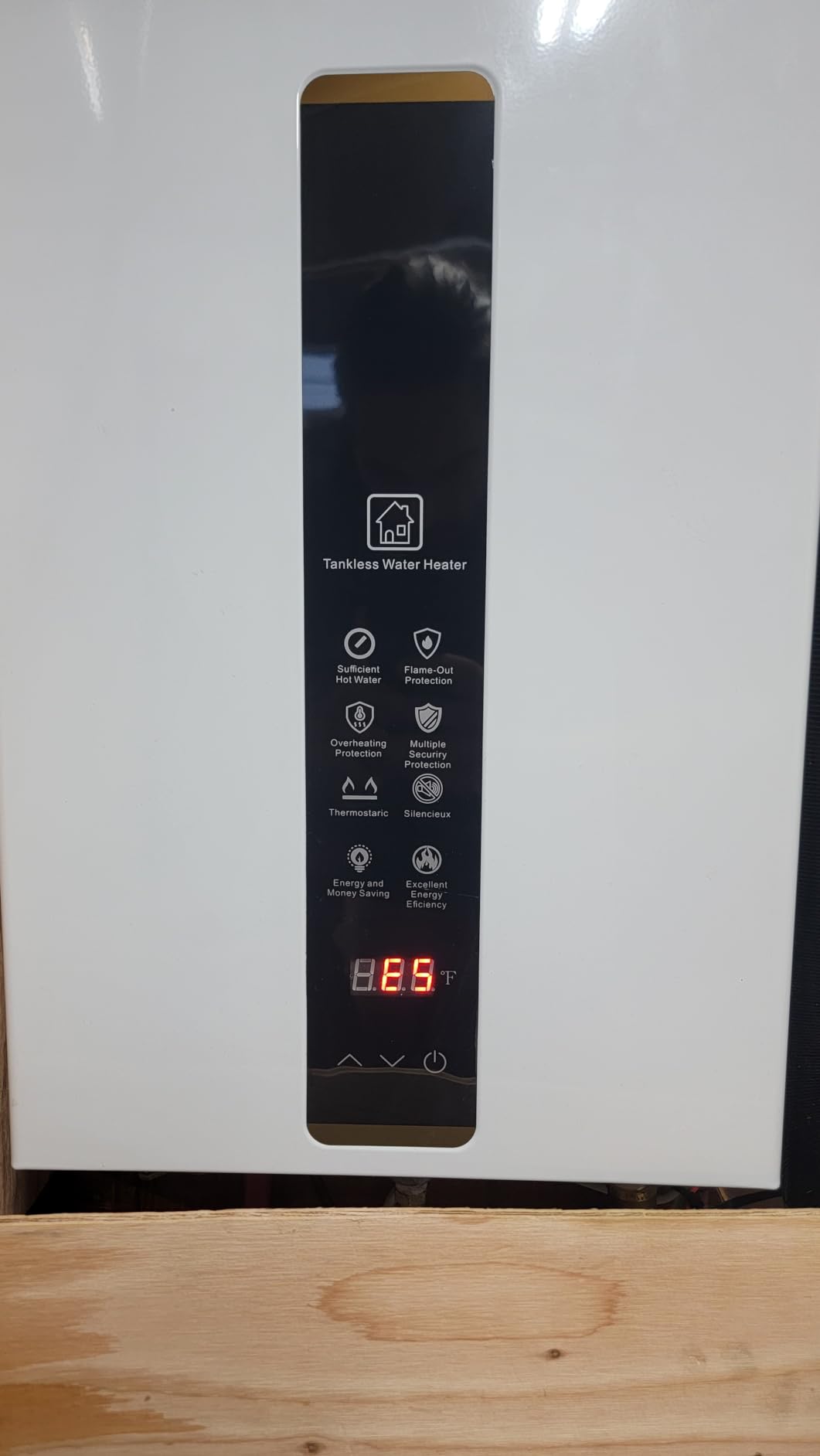 Tankless Water Heater Propane 5.26GPM 20L Outdoor Portable Gas Hot Water Heaters Instant Propane Water Heater with Digital Display Multi-Protection for Camping Trips Boat Cabins - Customer Photo 2