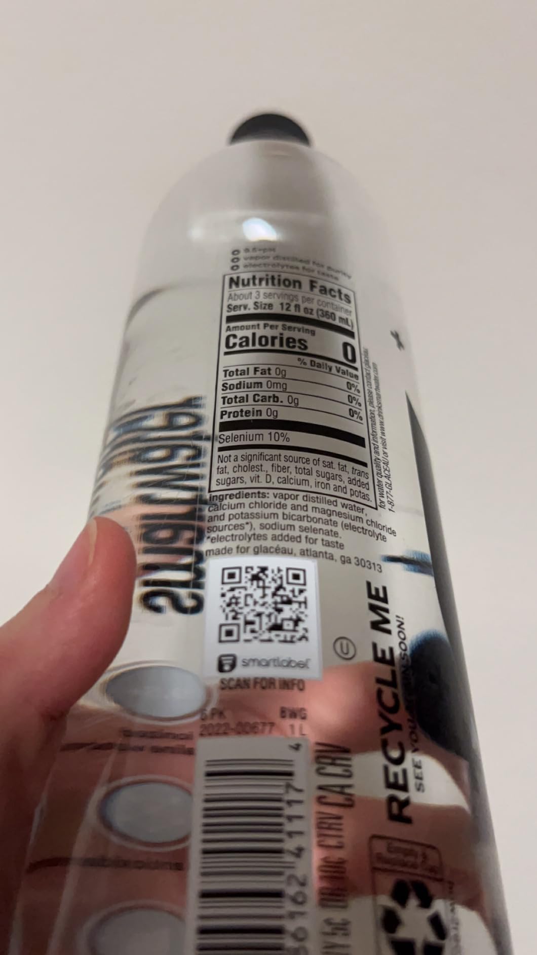 Smartwater alkaline with antioxidant 1L 6pk - Customer Photo 2