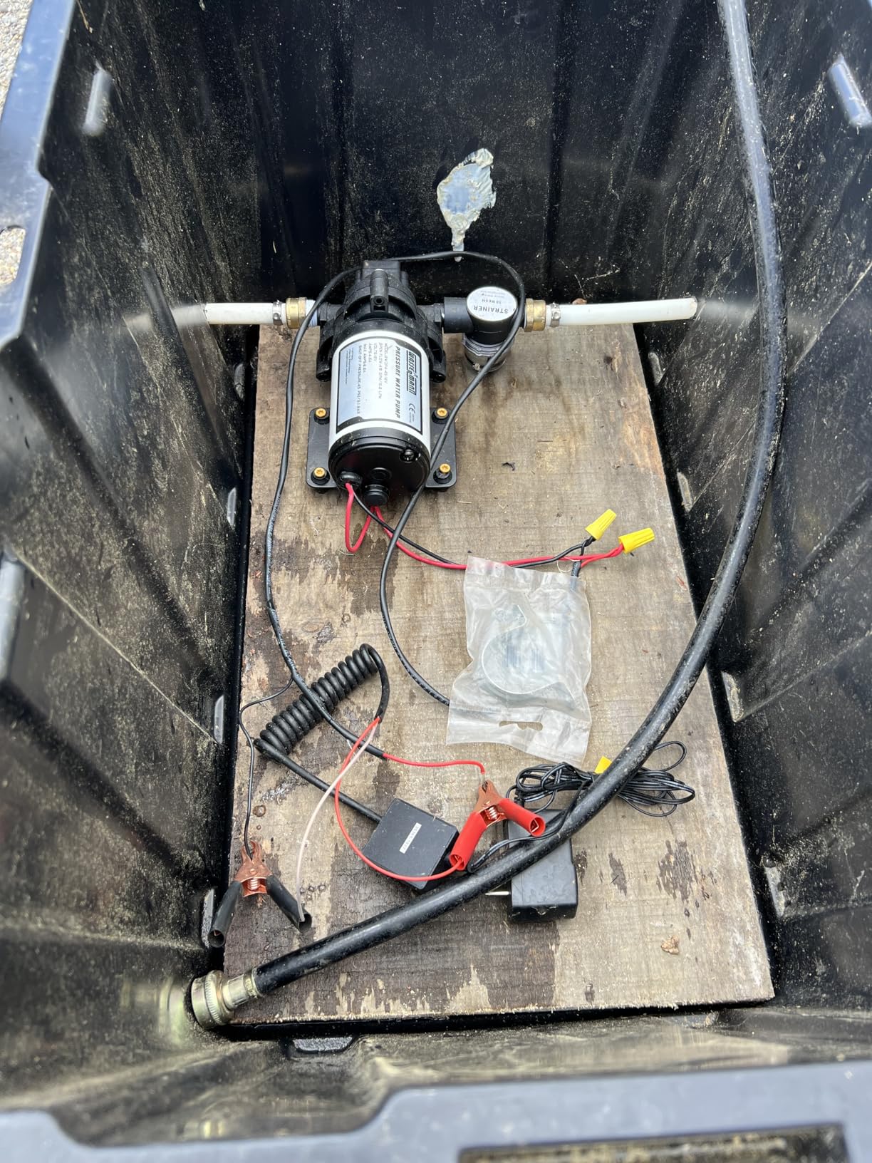 WASSERMANN Water Pressure Booster Pump 115V AC with Pressure Switch,Self-priming Water Pump 5.0GPM 55PSI,for RV Kitchen Barthroom Marine Yacht Garden - Customer Photo 1