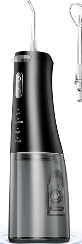 COSLUS Water Dental Flosser Teeth Pick: Portable Cordless Oral Irrigator 300ML Rechargeable Travel Irrigation Cleaner IPX7 Waterproof Electric Flossing Machine for Teeth Cleaning C20(F5020E) - Customer Photo 1