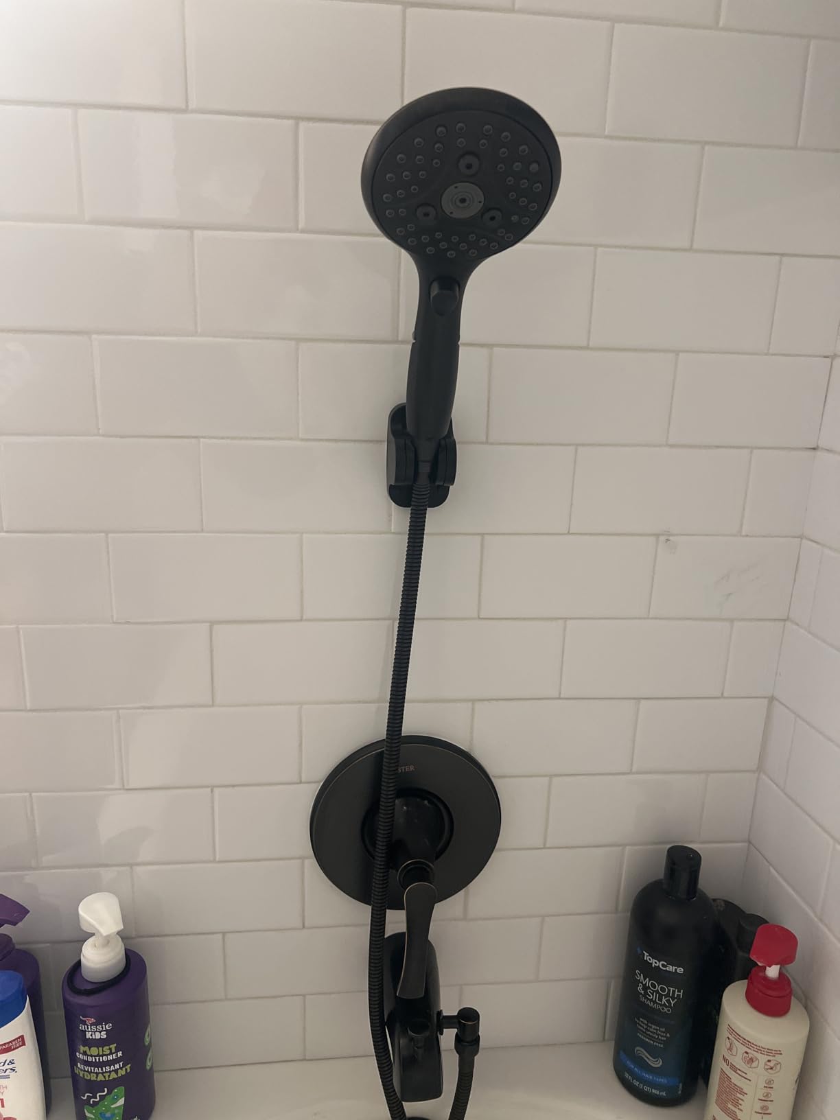 PROOX All Metal Tub Spout with Diverter, 6 Settings Hand held Shower with ON/OFF Pause Switch - Customer Photo 1