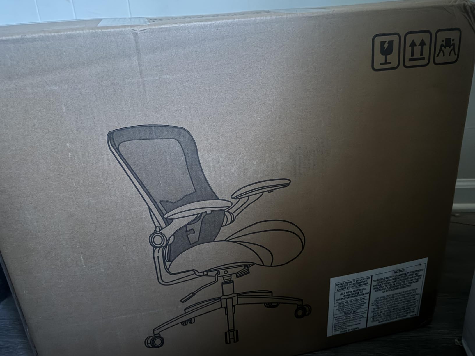 Office Chair Ergonomic Desk Chair-400lbs Big and Tall Heavy Duty, Wide & Soft 3D Modeling Foam Cushion Home Office Desk Chair with Adjustable Seat Height, Executive Computer Task Chair - Customer Photo 1