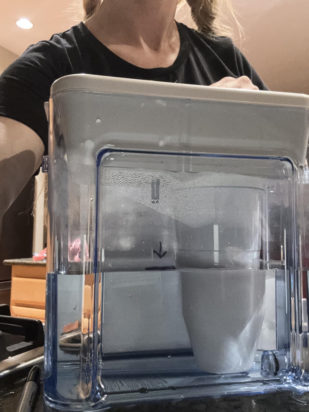 ZeroWater 22-Cup Ready-Read 5-Stage Water Filter Dispenser with Instant Read Out - 0 TDS for Improved Tap Water Taste - IAPMO Certified to Reduce Lead, Chromium, and PFOA/PFOS - Customer Photo 1