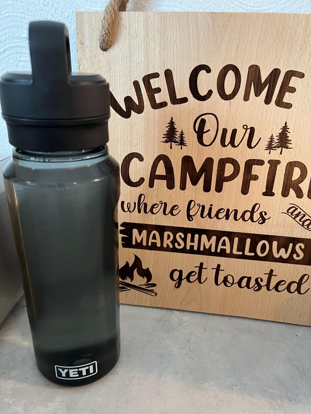 YETI Yonder Water Bottle with Yonder Chug Cap, Lightweight, Leakproof and BPA-Free - Customer Photo 1