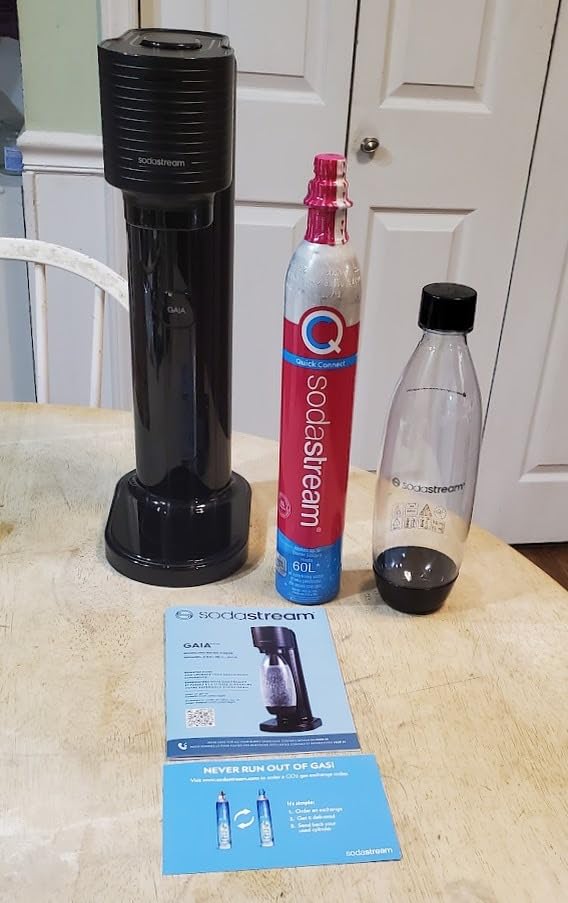 SodaStream Gaia Sparkling Water Maker, Black - Customer Photo 2