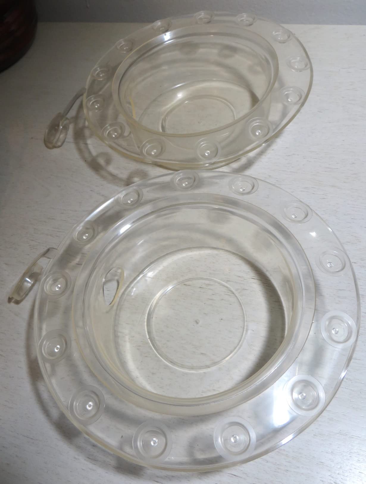 Impresa Silicone Overflow Drain Cover with Top Plug - 2-Pack - Clear 6 Impresa Silicone Overflow Drain Cover with Top Plug - 2-Pack - Clear 6