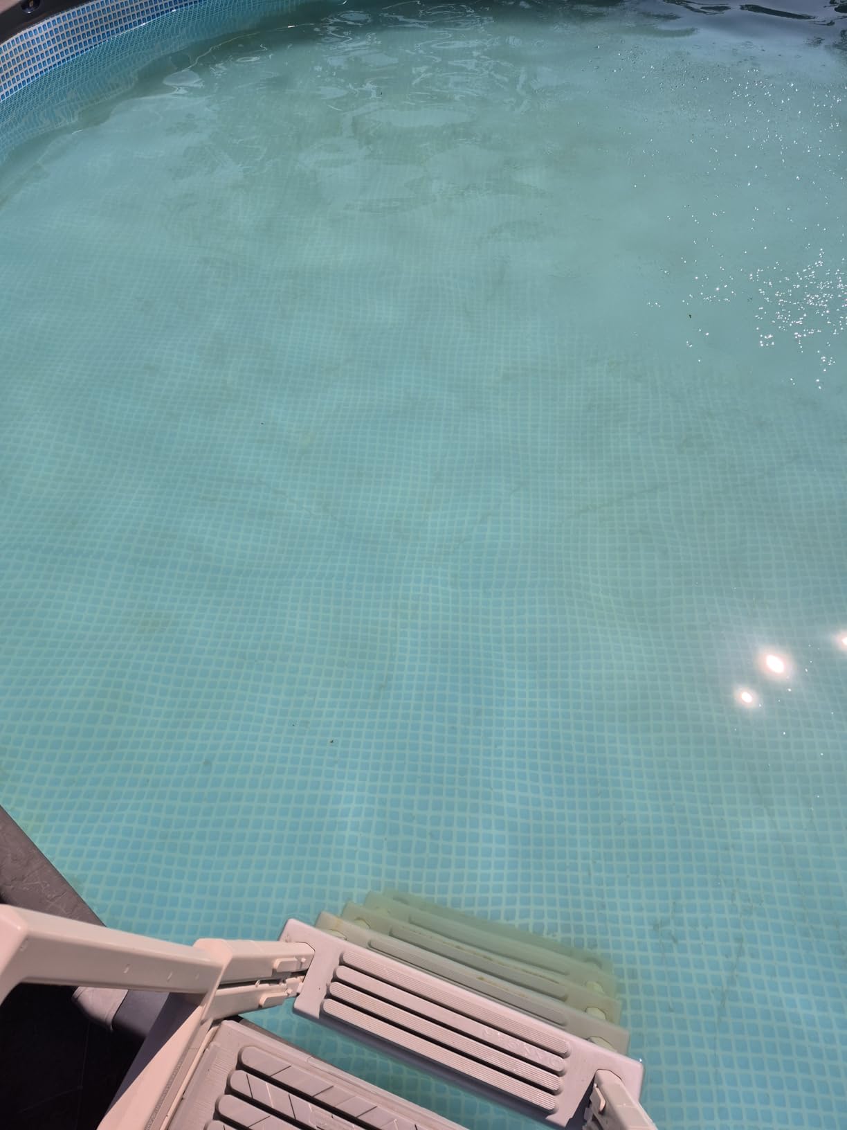 Pool Vacuum for Above Ground Pool with a Telescopic Pole, Running time up to 1H, T403 Handheld Rechargeable Pool Cleaner with Powerful Suction up to 18.5 gallons/min, Ideal for Leaves, Debris - Customer Photo 1