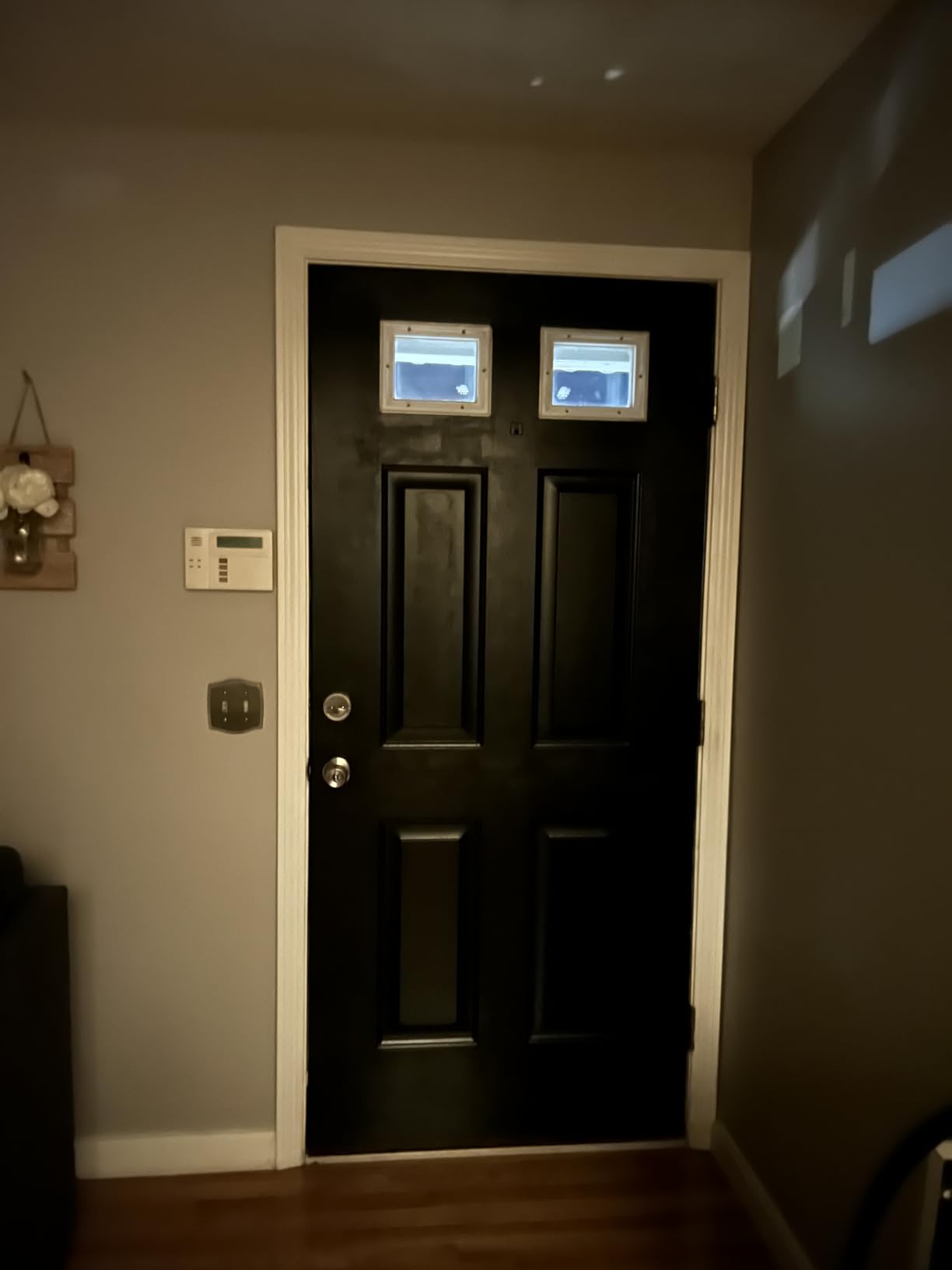Rust-Oleum 369383 Advanced Dry Door & Trim Paint, Quart, Satin Black - Customer Photo 2