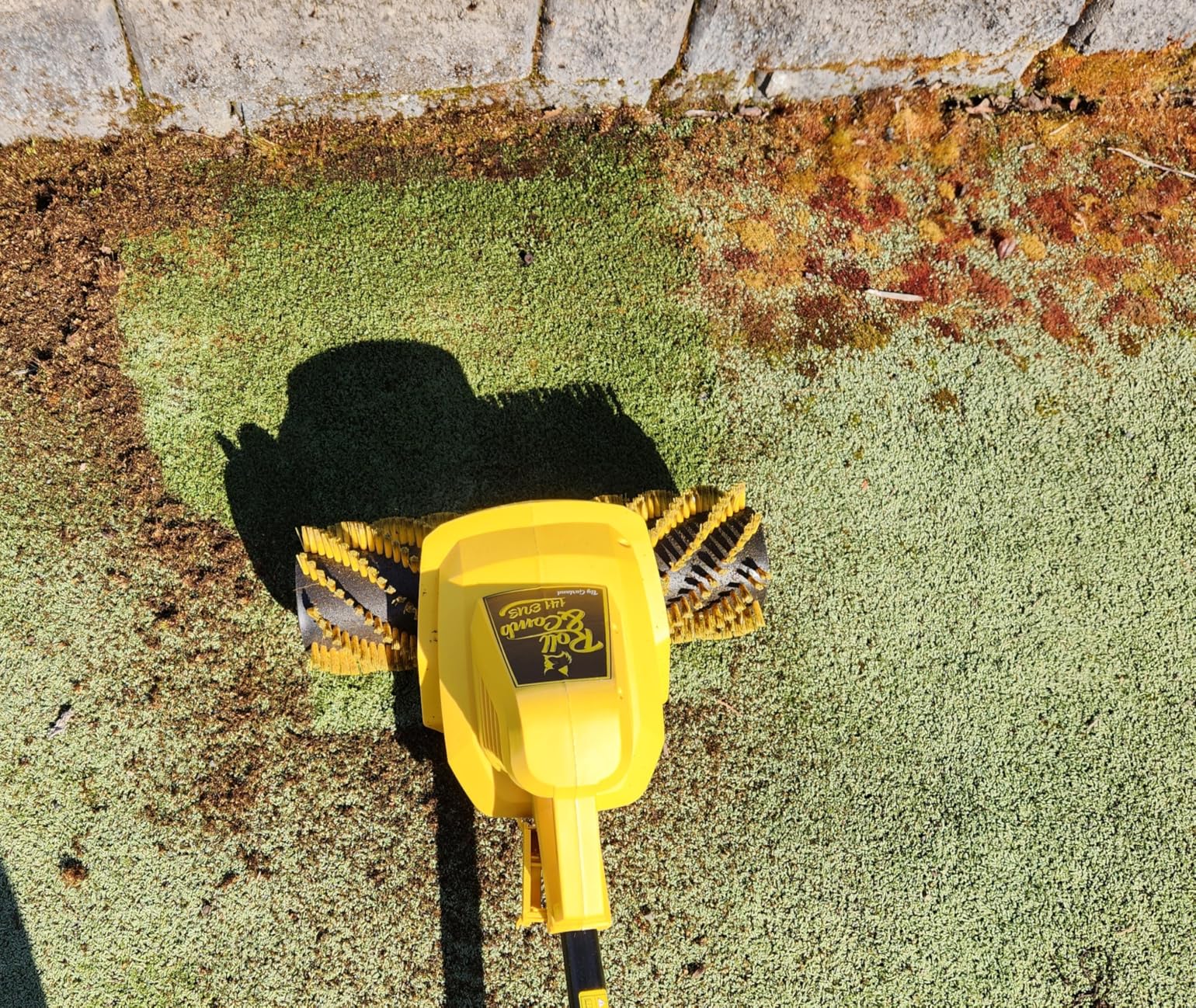 Artificial Turf Sweeper Broom by Roll & Comb, Corded Electric Power Rake for Artificial Grass, Fake Grass Cleaner for Dogs, Model 141e, 10.6lb. - Customer Photo 2
