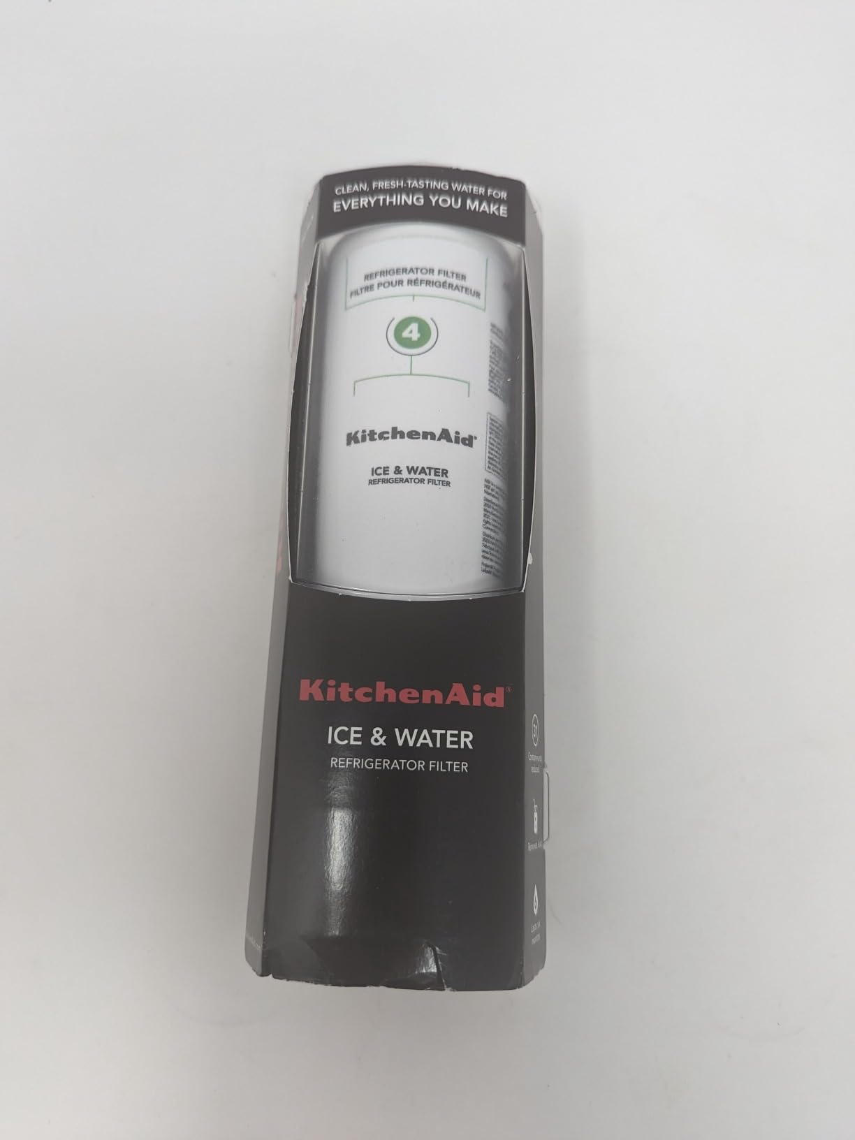 KitchenAid® Refrigerator Ice and Water Filter 4 - KAD4RXD1, Single-Pack, Green Customer Review KitchenAid® Refrigerator Ice and Water Filter 4 - KAD4RXD1, Single-Pack, Green - Customer Photo 2