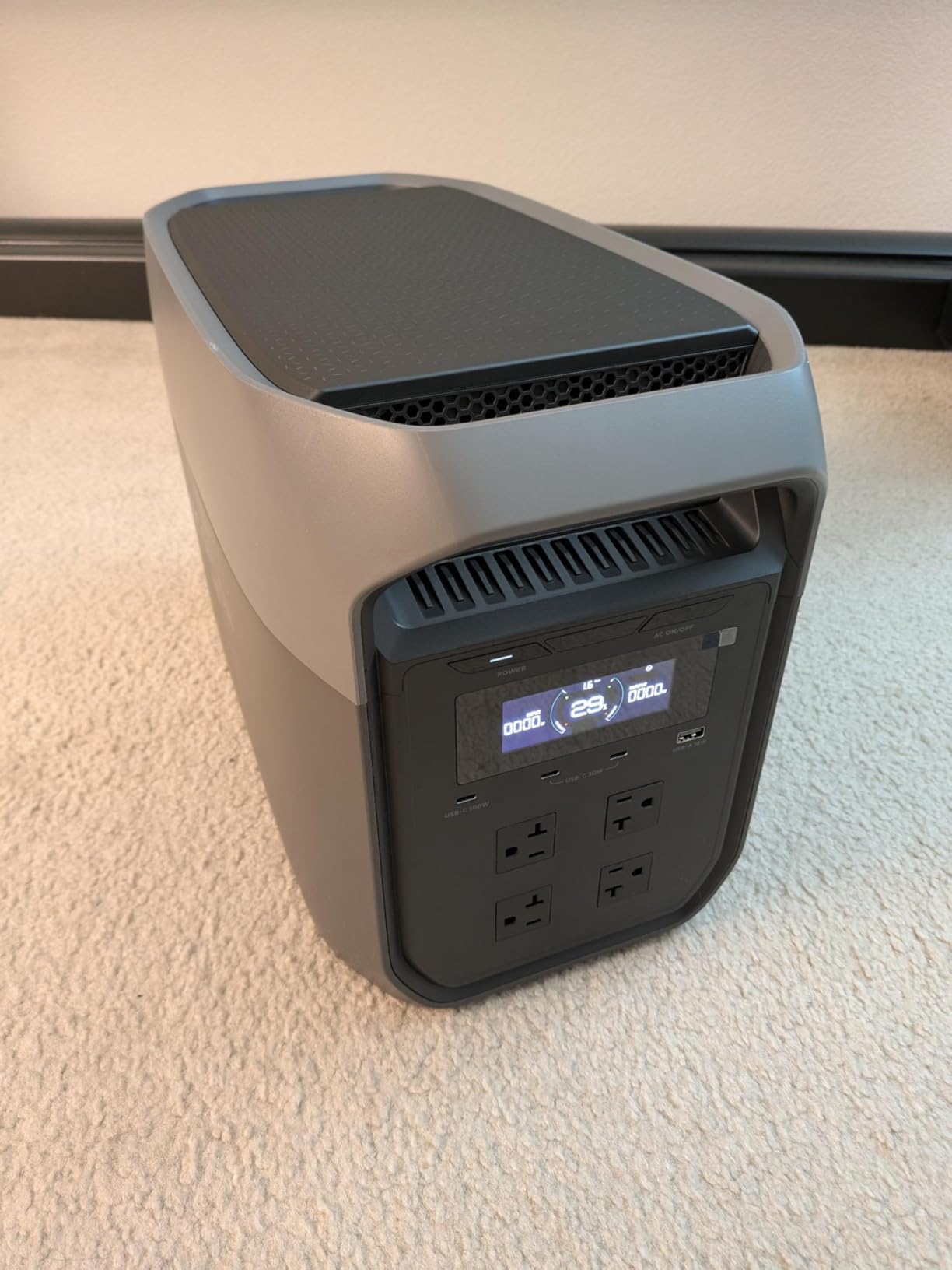 EF ECOFLOW Solar Generator DELTA 2 Max 2048Wh with 220W Solar Panel, LiFePO4 Battery Portable Power Station, Up to 3400W AC Output, AC + Solar Fast Dual Charging 0-100% in 1 Hr For Outdoor Camping RV Customer Review EF ECOFLOW Solar Generator DELTA 2 Max 2048Wh with 220W Solar Panel, LiFePO4 Battery Portable Power Station, Up to 3400W AC Output, AC + Solar Fast Dual Charging 0-100% in 1 Hr For Outdoor Camping RV - Customer Photo 2