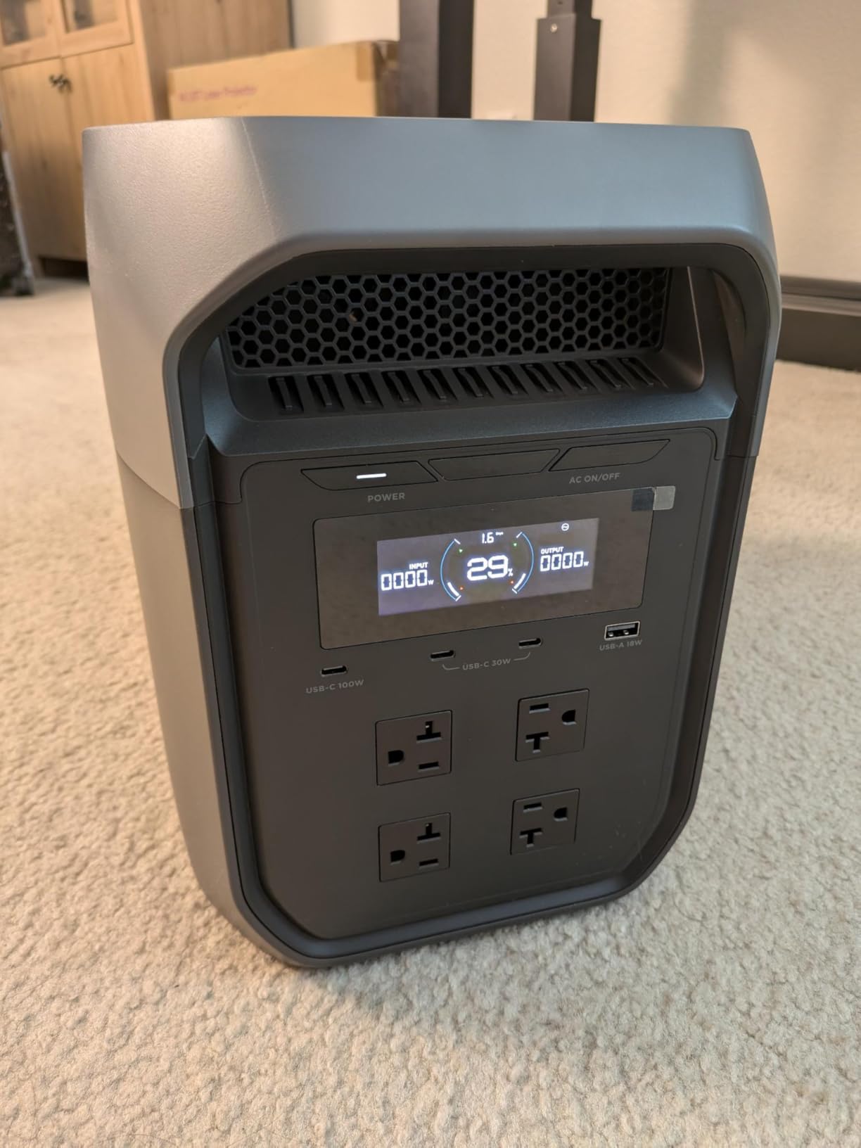 EF ECOFLOW Solar Generator DELTA 2 Max 2048Wh with 220W Solar Panel, LiFePO4 Battery Portable Power Station, Up to 3400W AC Output, AC + Solar Fast Dual Charging 0-100% in 1 Hr For Outdoor Camping RV Customer Review EF ECOFLOW Solar Generator DELTA 2 Max 2048Wh with 220W Solar Panel, LiFePO4 Battery Portable Power Station, Up to 3400W AC Output, AC + Solar Fast Dual Charging 0-100% in 1 Hr For Outdoor Camping RV - Customer Photo 5