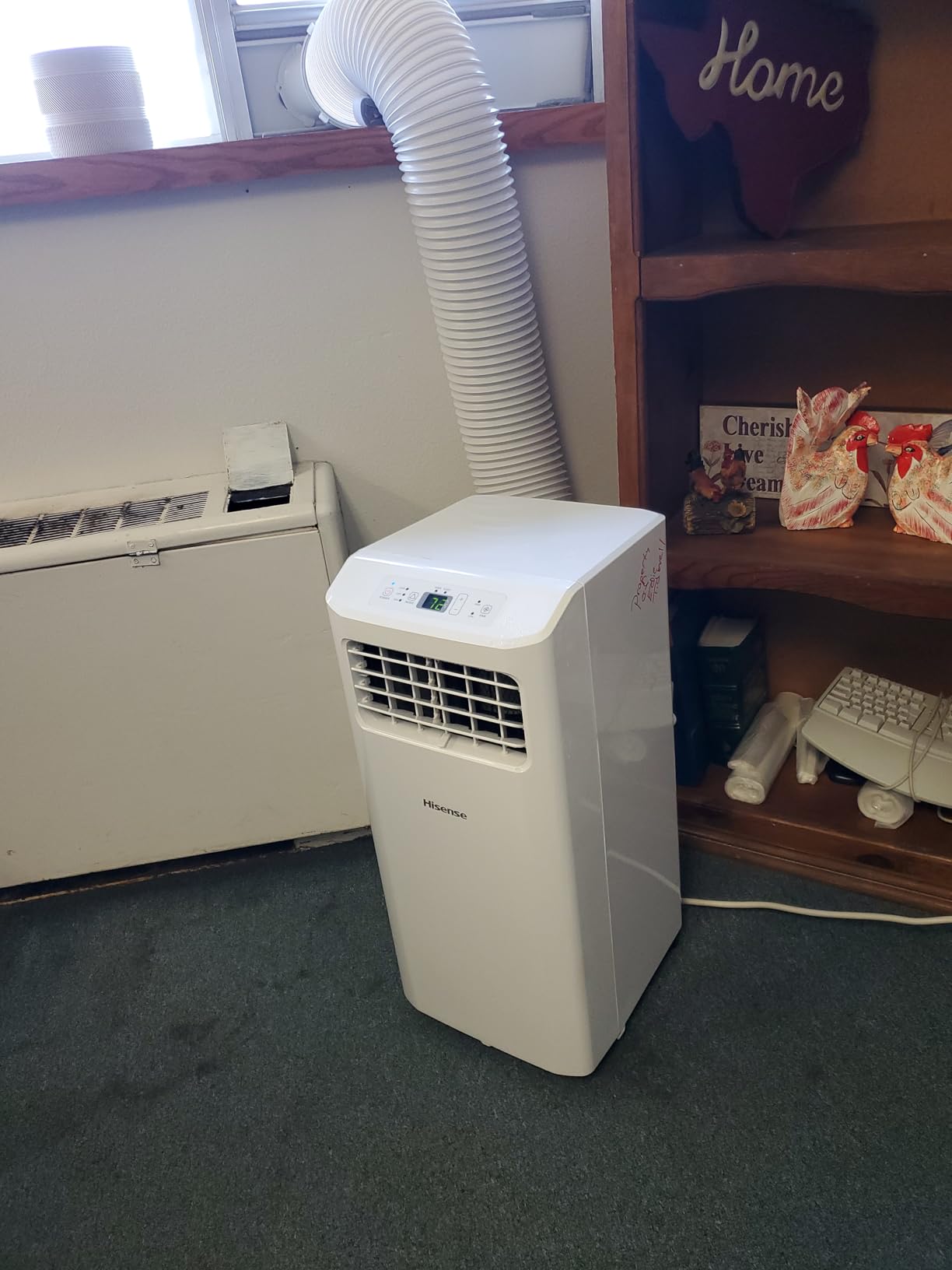 Hisense AP0522CR1W Portable Air Conditioner 5000-BTU DOE 115-Volt Vented (Renewed) Customer Review Hisense AP0522CR1W Portable Air Conditioner 5000-BTU DOE 115-Volt Vented (Renewed) - Customer Photo 1