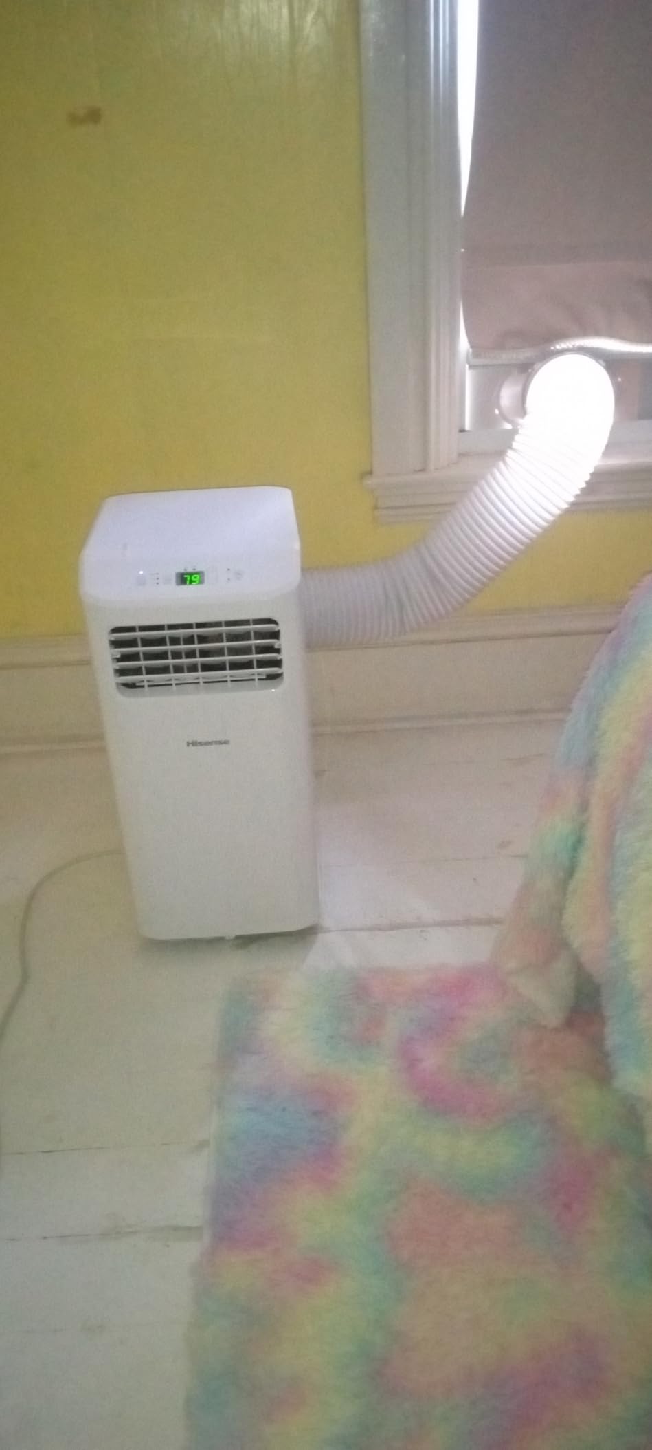 Hisense AP0522CR1W Portable Air Conditioner 5000-BTU DOE 115-Volt Vented (Renewed) Customer Review Hisense AP0522CR1W Portable Air Conditioner 5000-BTU DOE 115-Volt Vented (Renewed) - Customer Photo 2