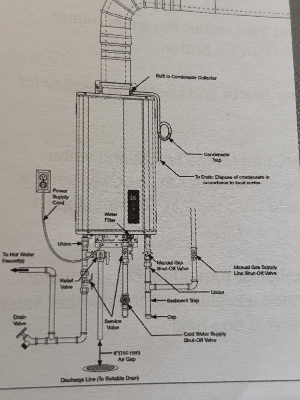 Rheem RTG-70DVLN-3 High Efficiency Non-Condensing Indoor Tankless Natural Gas Water Heater, 7.0 GPM - Customer Photo 2