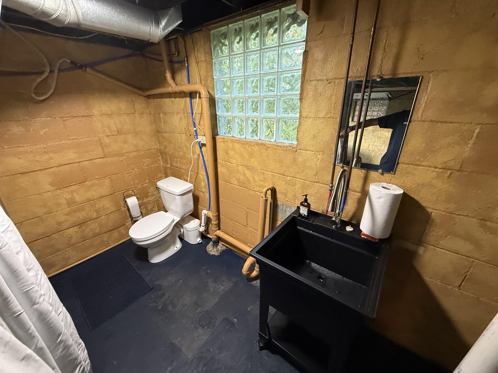 750W Macerating Toilet System with 4-Inlet, Durable Pump, Extension Pipe - Easy Install, Space Saving - Customer Photo 1