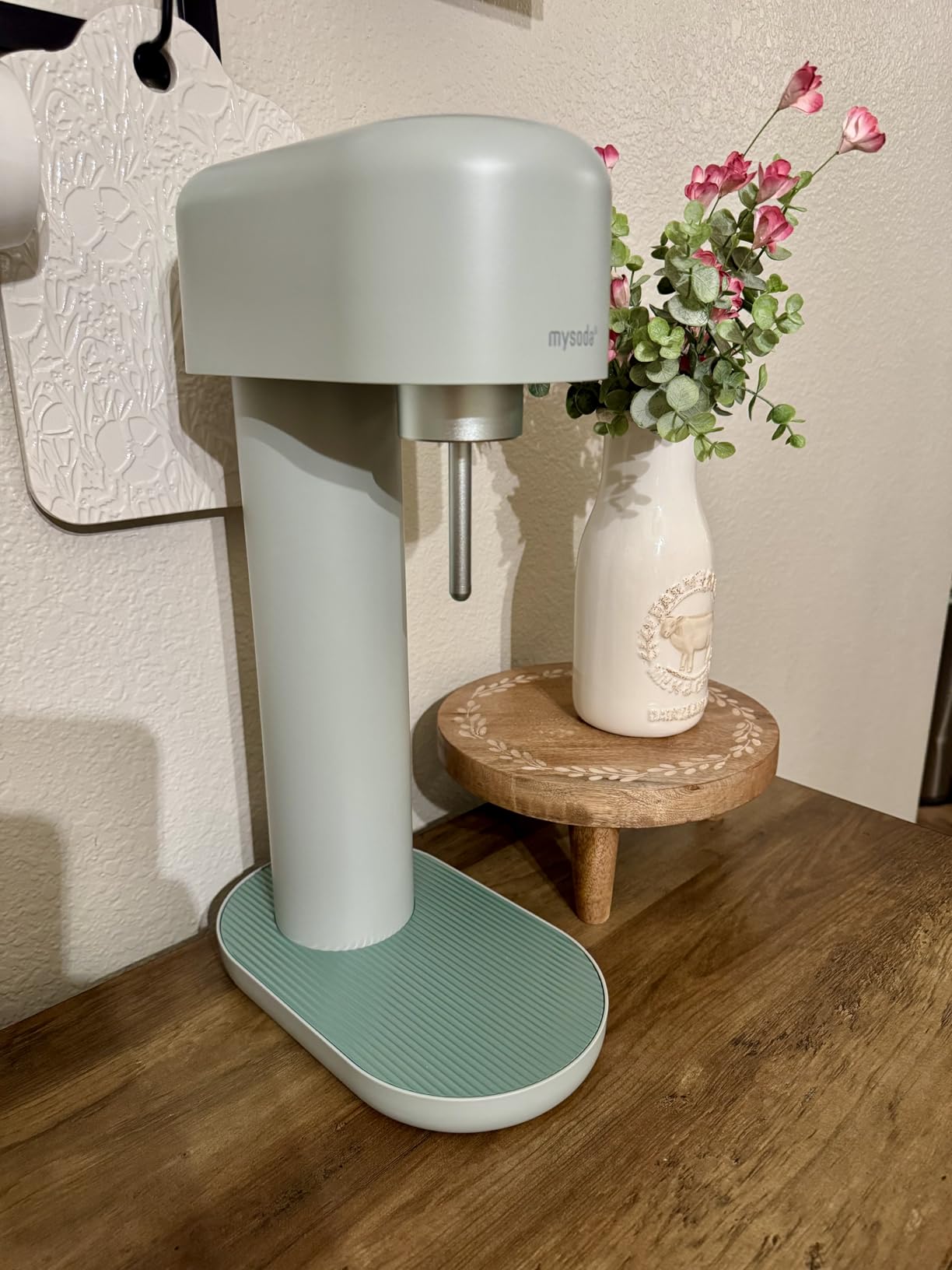 Ruby 2 Sparkling Water Maker - Soda Streaming Machine Silent Carbonated Water Machine Robust Long-Lasting Aluminium Soda Maker 1L Water Bottle Without CO2 Cylinder - Black Copper Soda Machine - Customer Photo 1