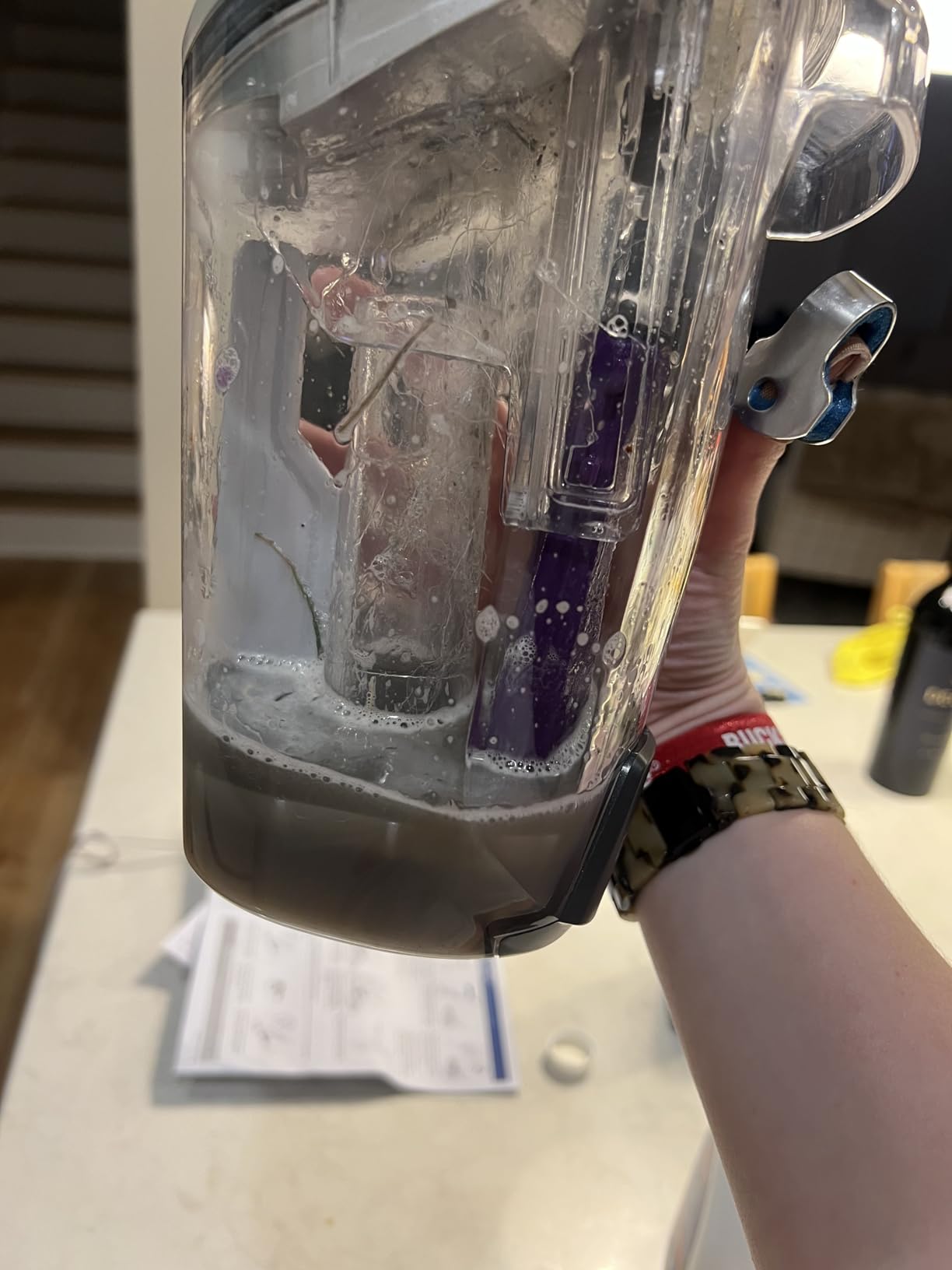 BISSELL Crosswave Turbo Vacuum Mop All in One Wet and Dry Vac Combo Hard Floor & Area Rug Cleaner, 3888A - Customer Photo 4