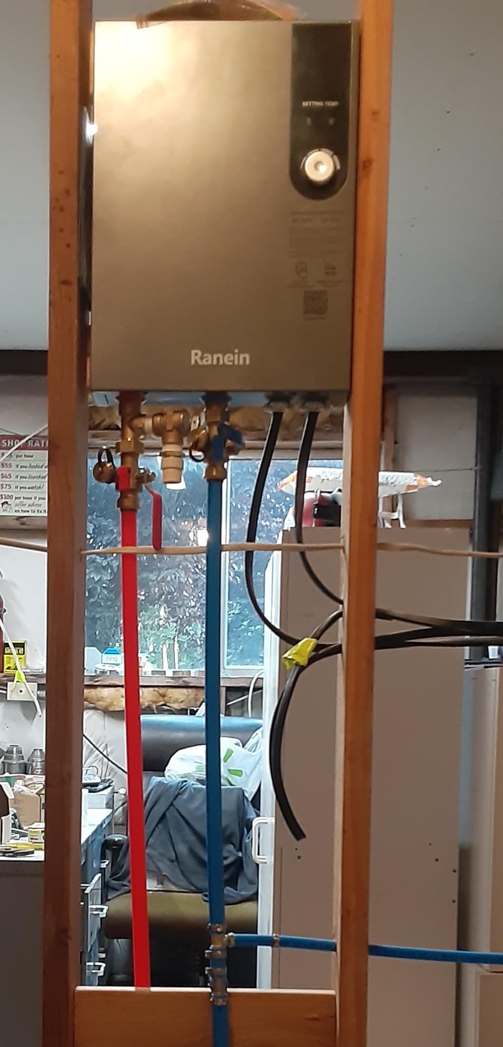 Electric Tankless Water Heater, 18kW 240V on Demand Instant Endless Water Heater with LED Temperature Display for Residential Whole House Shower, Space Saving - Customer Photo 2